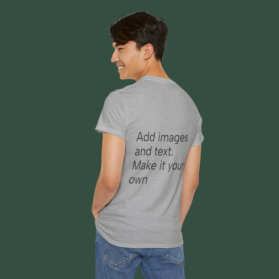 Customizable T‑Shirt – "Upload Your Designs and Watch Them Come to Life"