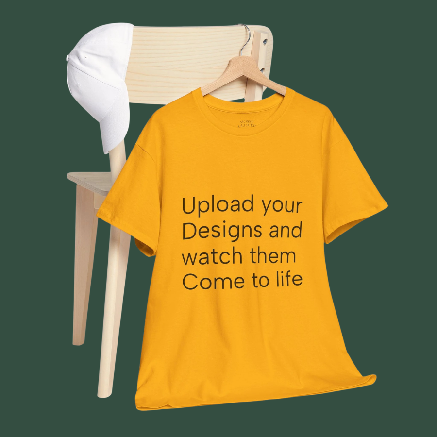 Customizable T‑Shirt – "Upload Your Designs and Watch Them Come to Life"