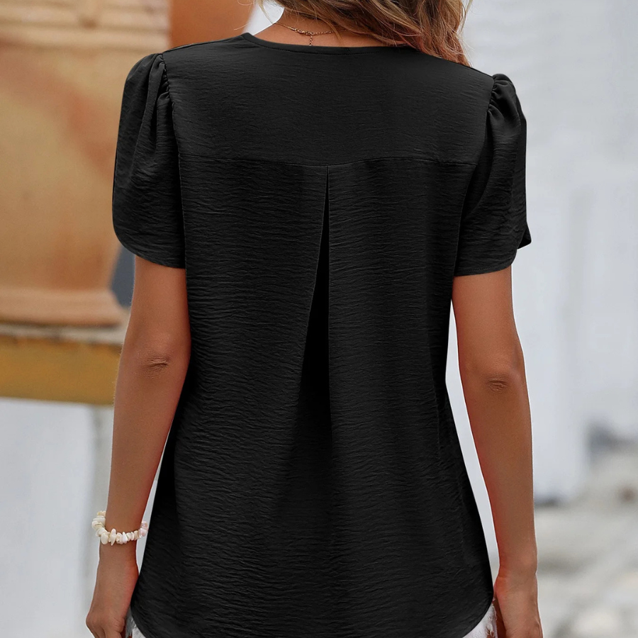 The Meadow Breeze Pleated Top For Women