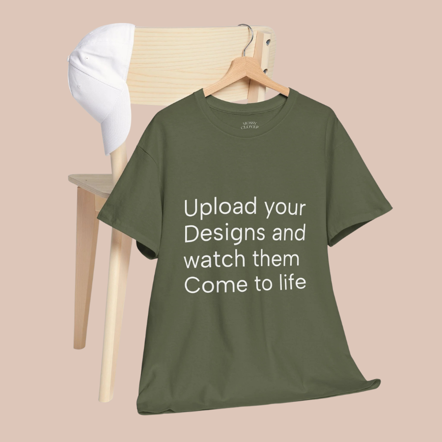 Customizable T‑Shirt – "Upload Your Designs and Watch Them Come to Life"