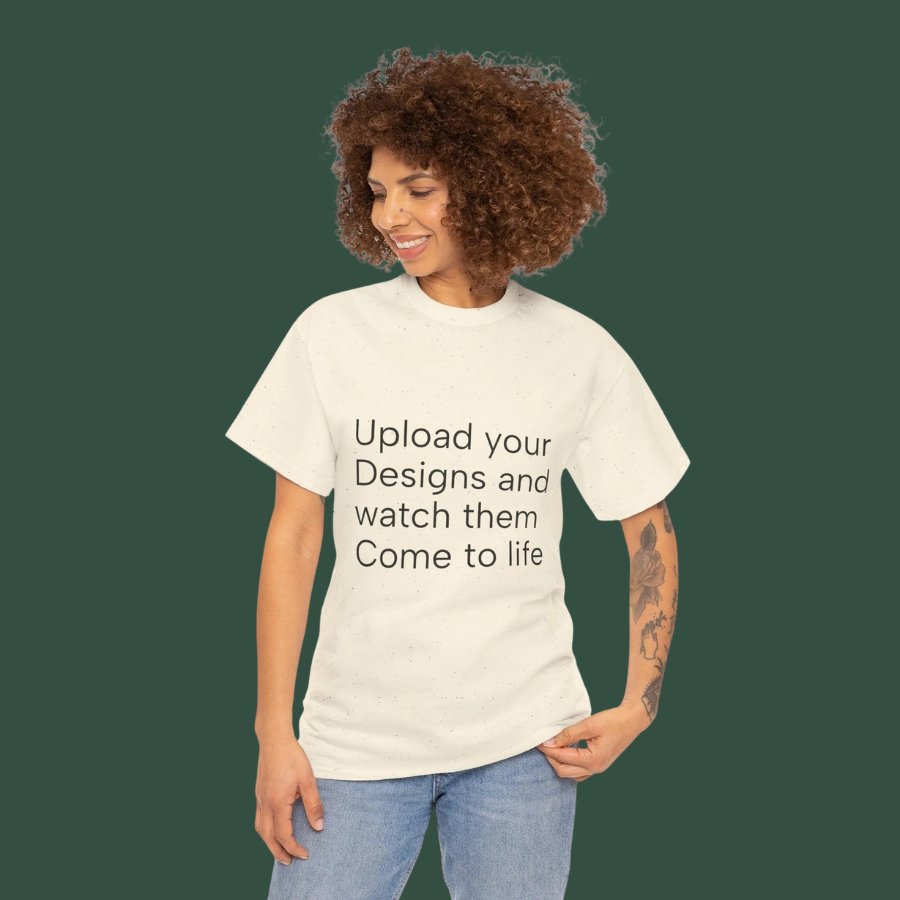 Customizable T‑Shirt – "Upload Your Designs and Watch Them Come to Life"