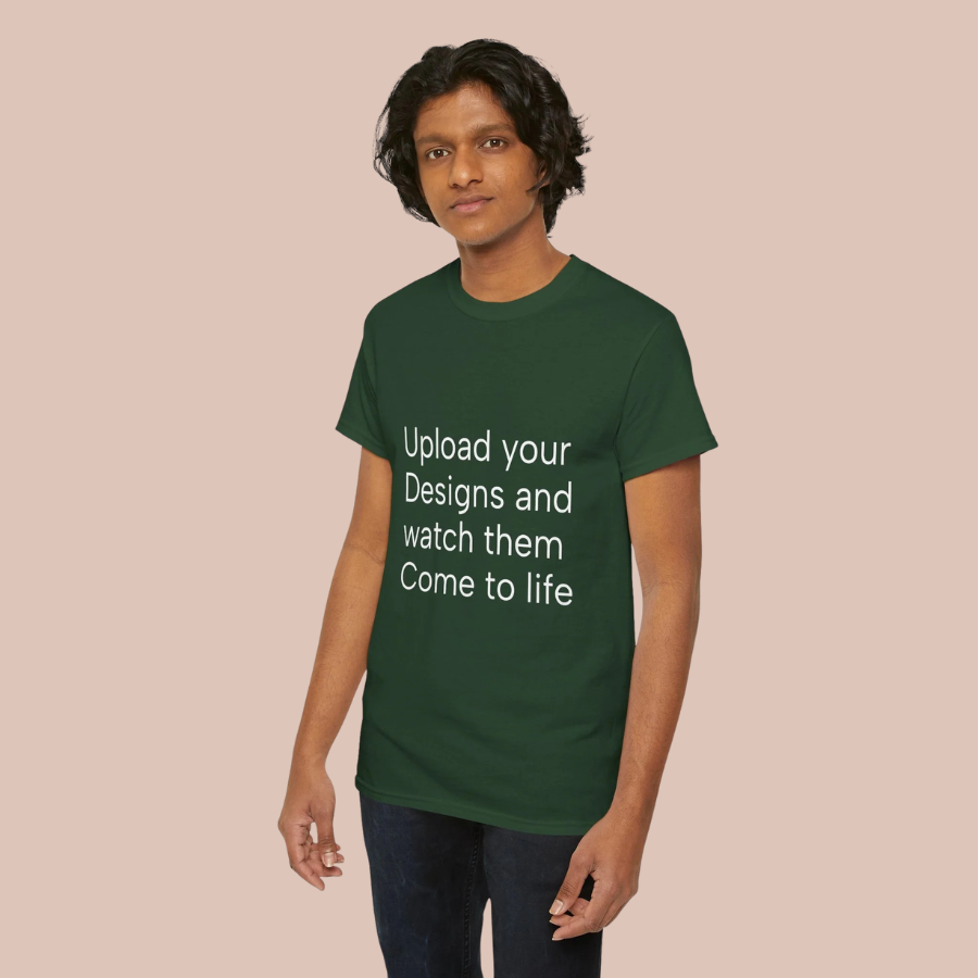 Customizable T‑Shirt – "Upload Your Designs and Watch Them Come to Life"