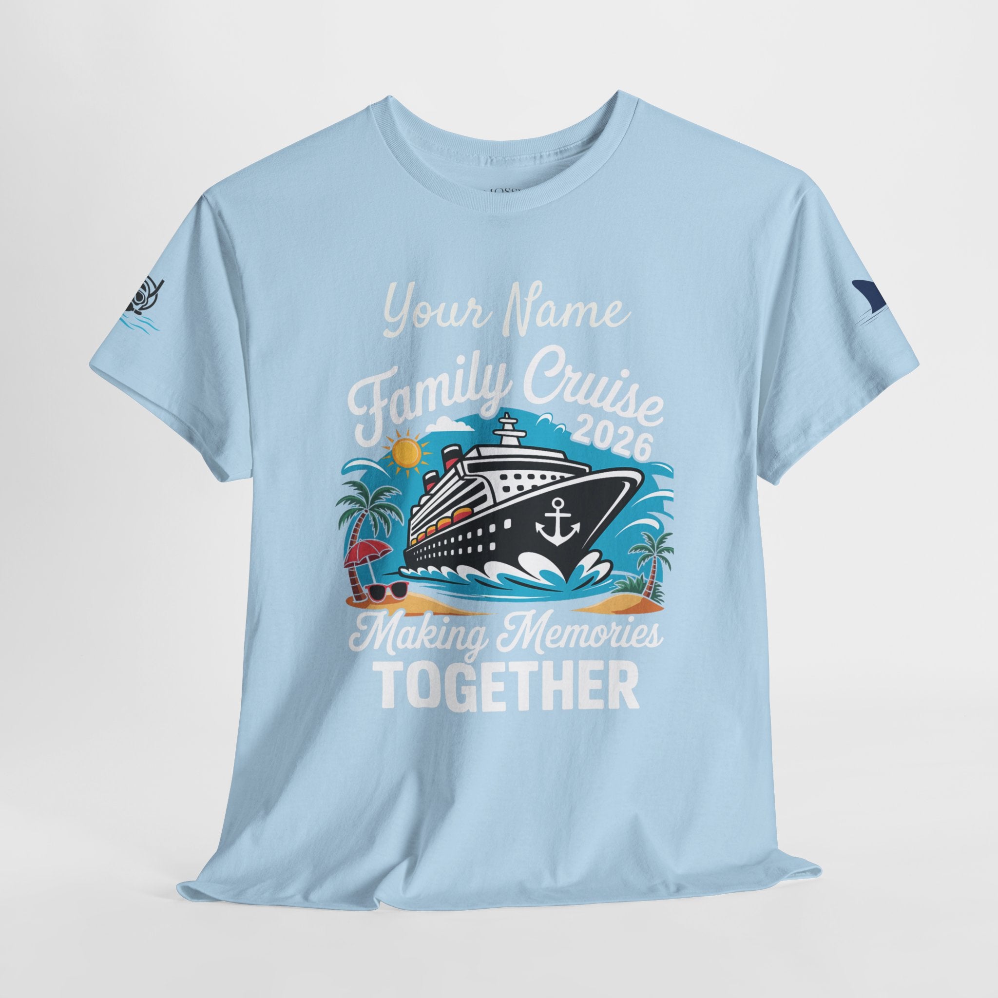 Family Cruise T‑Shirt — Customizable 'Making Memories Together' Cruise Vacation Tee