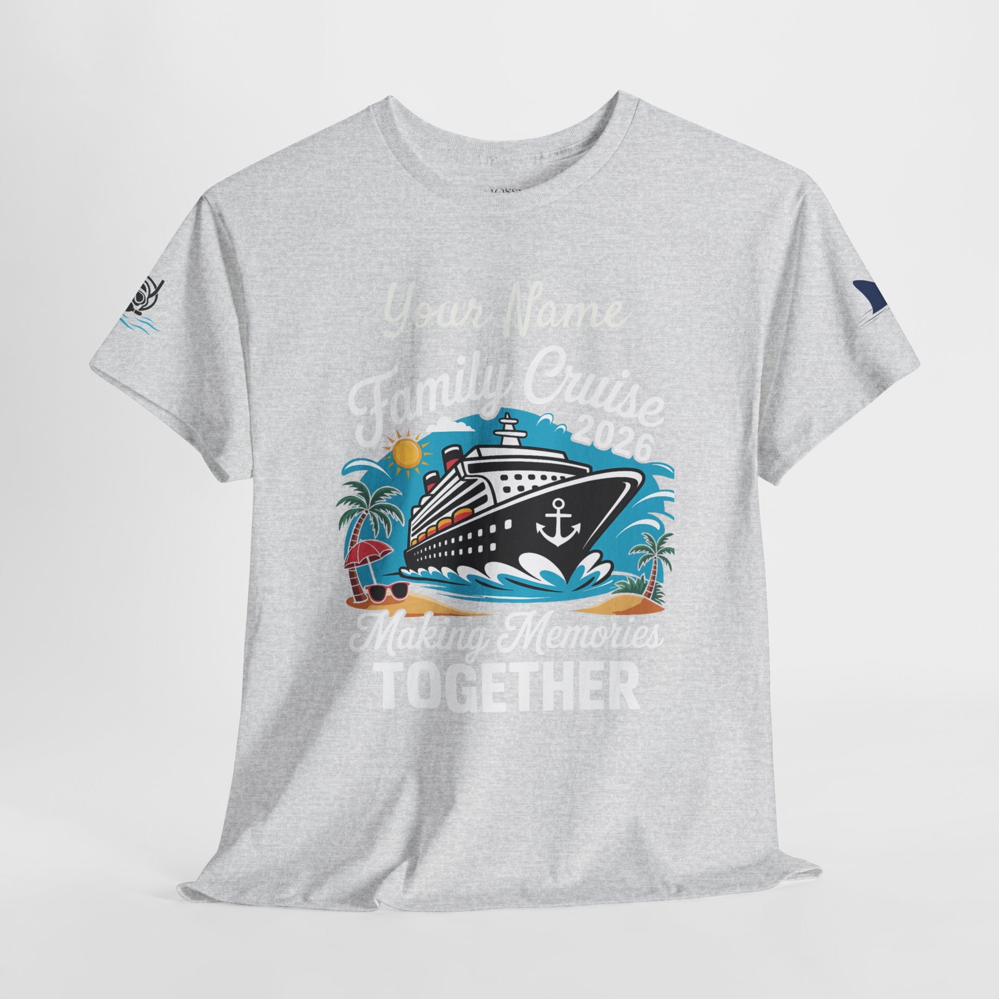 Family Cruise T‑Shirt — Customizable 'Making Memories Together' Cruise Vacation Tee