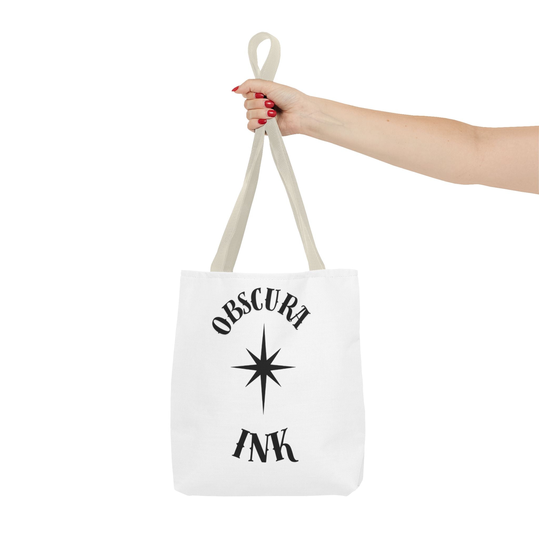 Obscura Ink Compass Tote Bag — Gothic Star Logo Canvas Tote