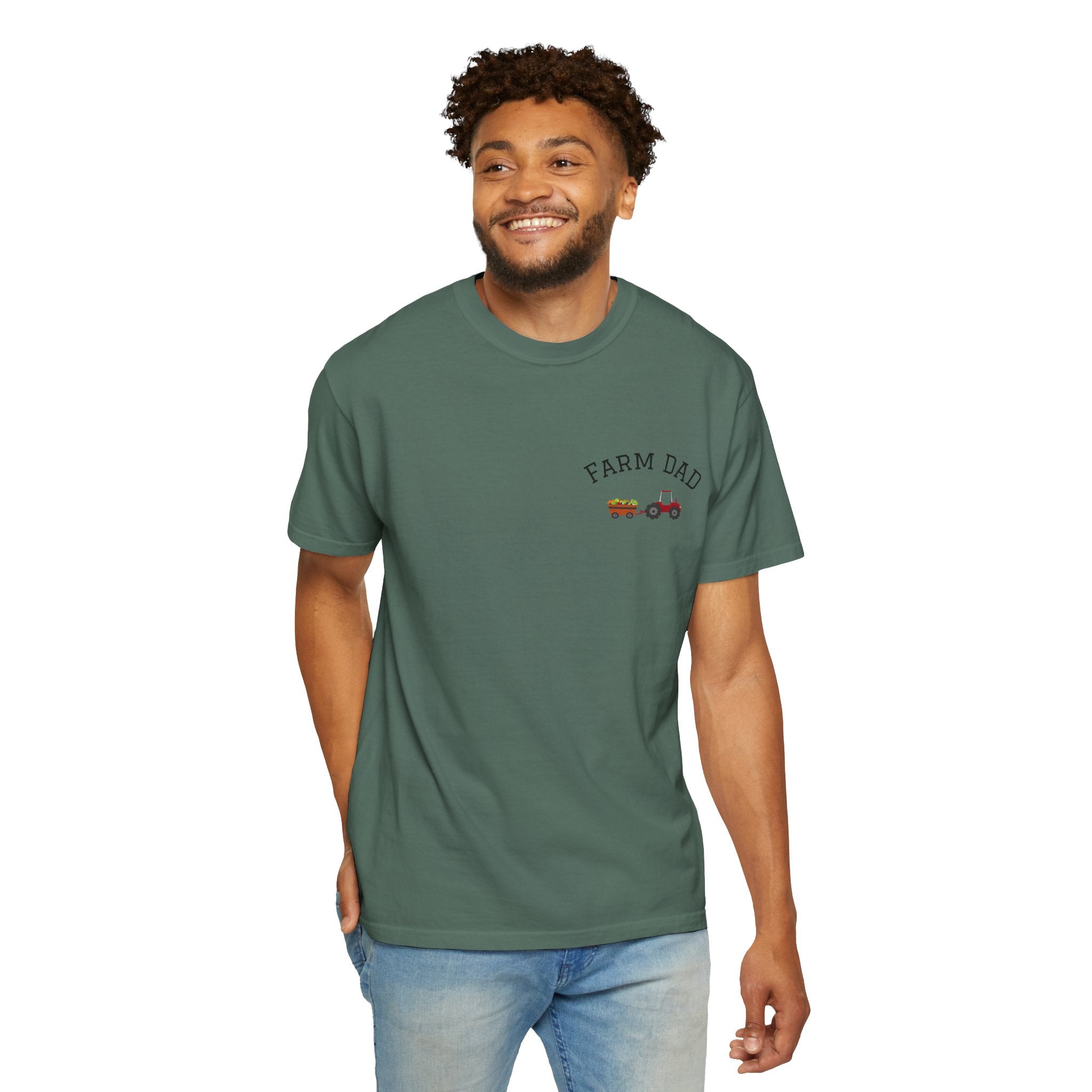 Farmer Dad T-Shirt — Rustic Farm Animals Graphic Tee