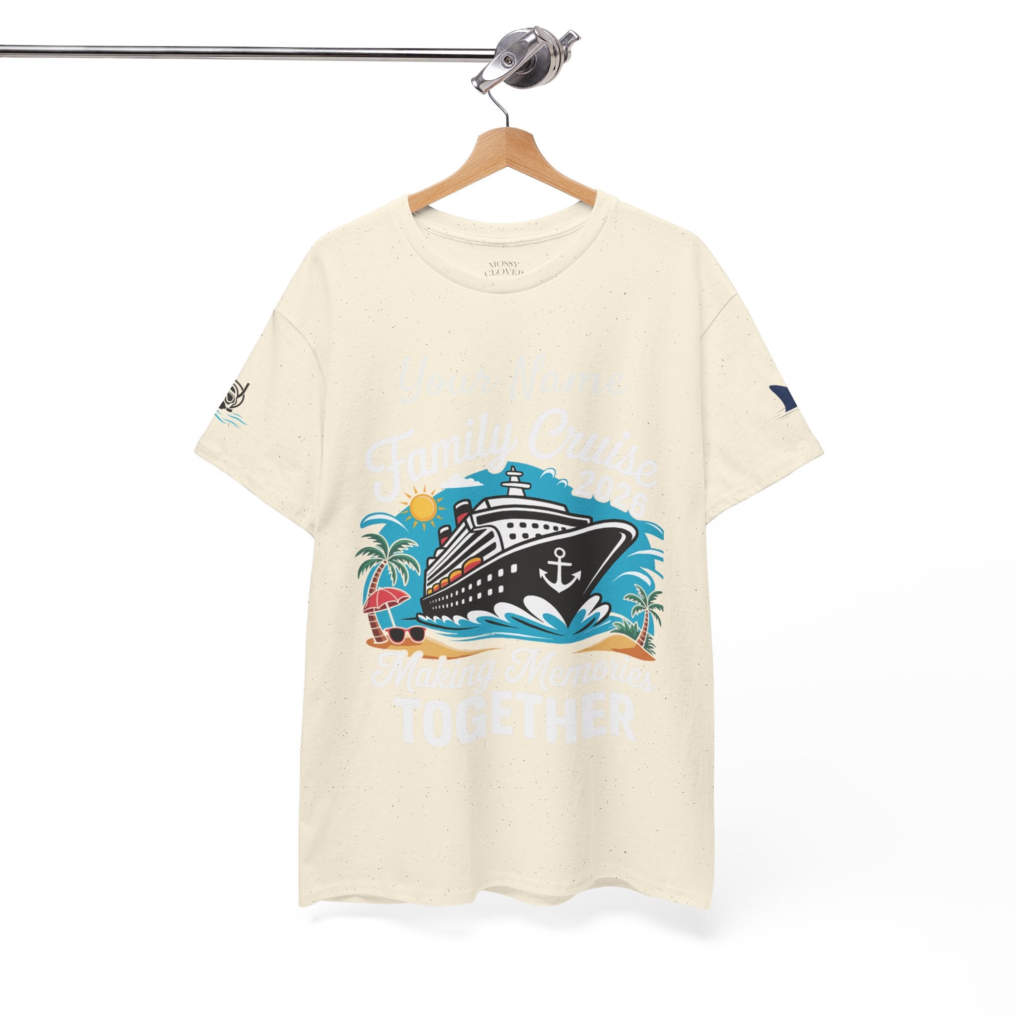 Family Cruise T‑Shirt — Customizable 'Making Memories Together' Cruise Vacation Tee