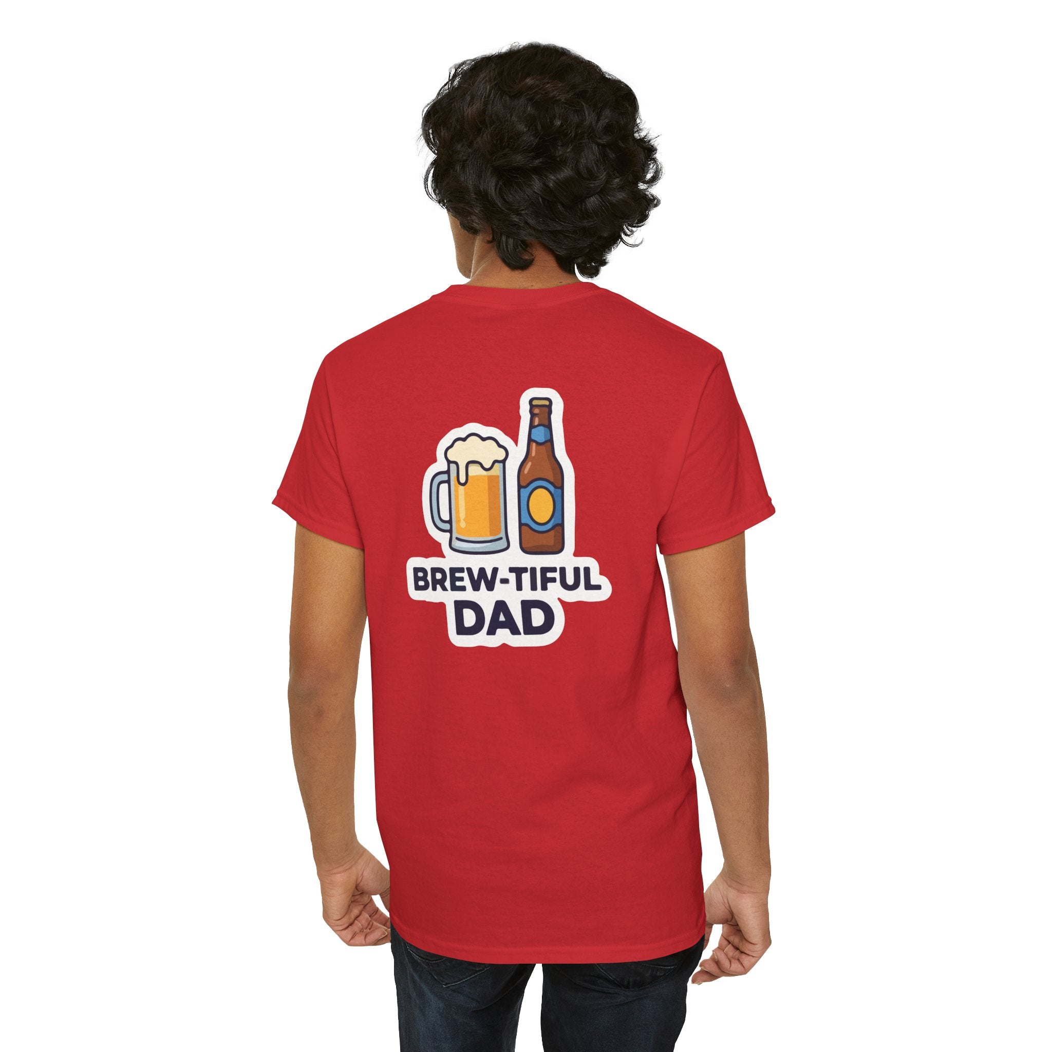 Brew-tiful Dad T-Shirt — Funny Father's Day Beer Tee