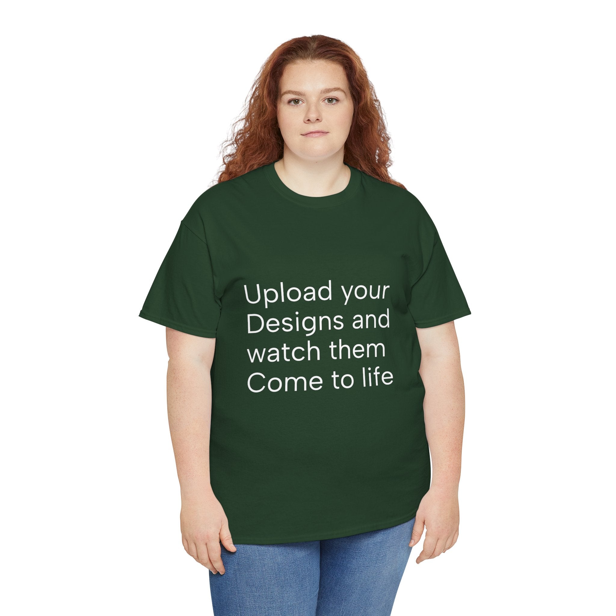 Customizable T‑Shirt – "Upload Your Designs and Watch Them Come to Life"
