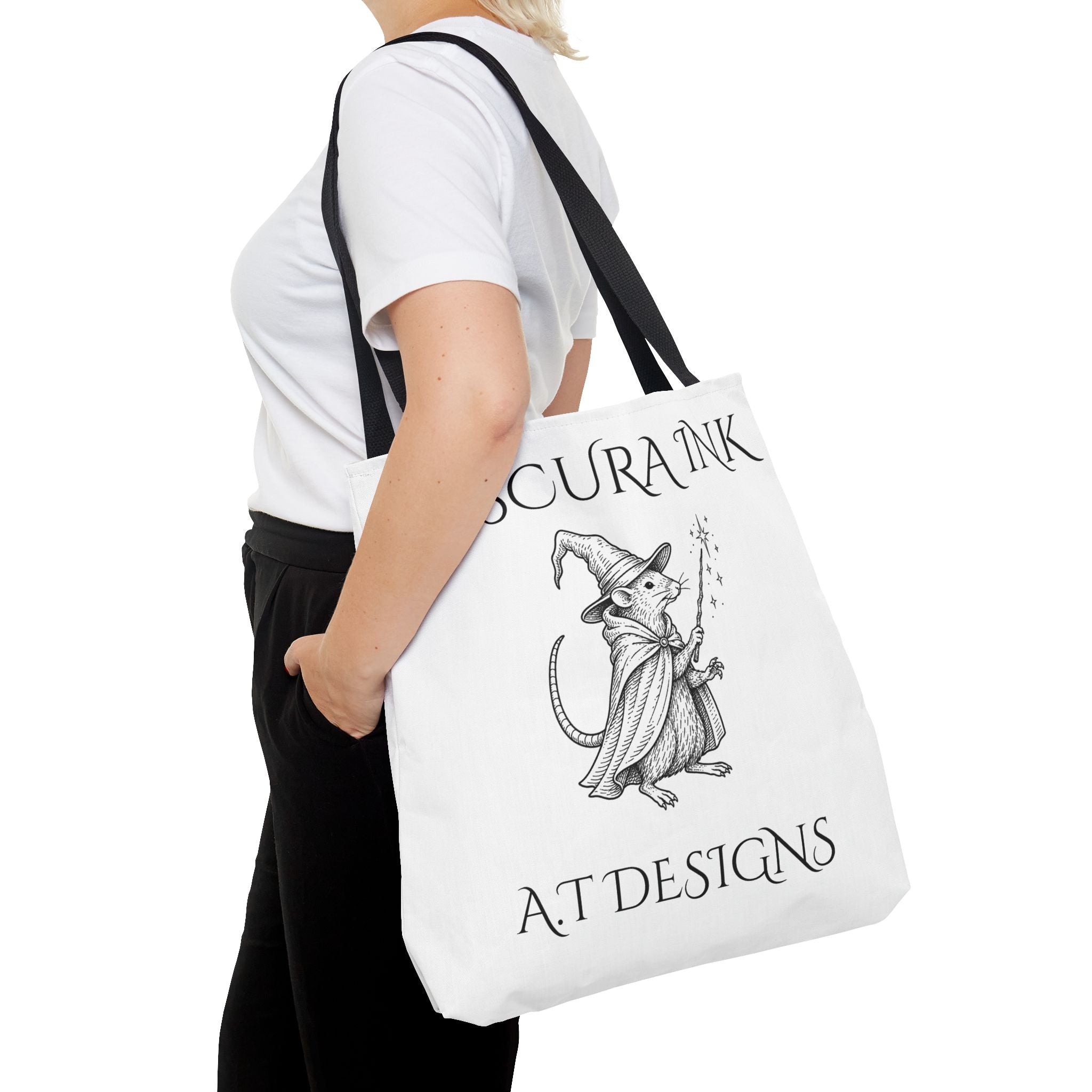 Obscura Ink Compass Tote Bag — Gothic Star Logo Canvas Tote