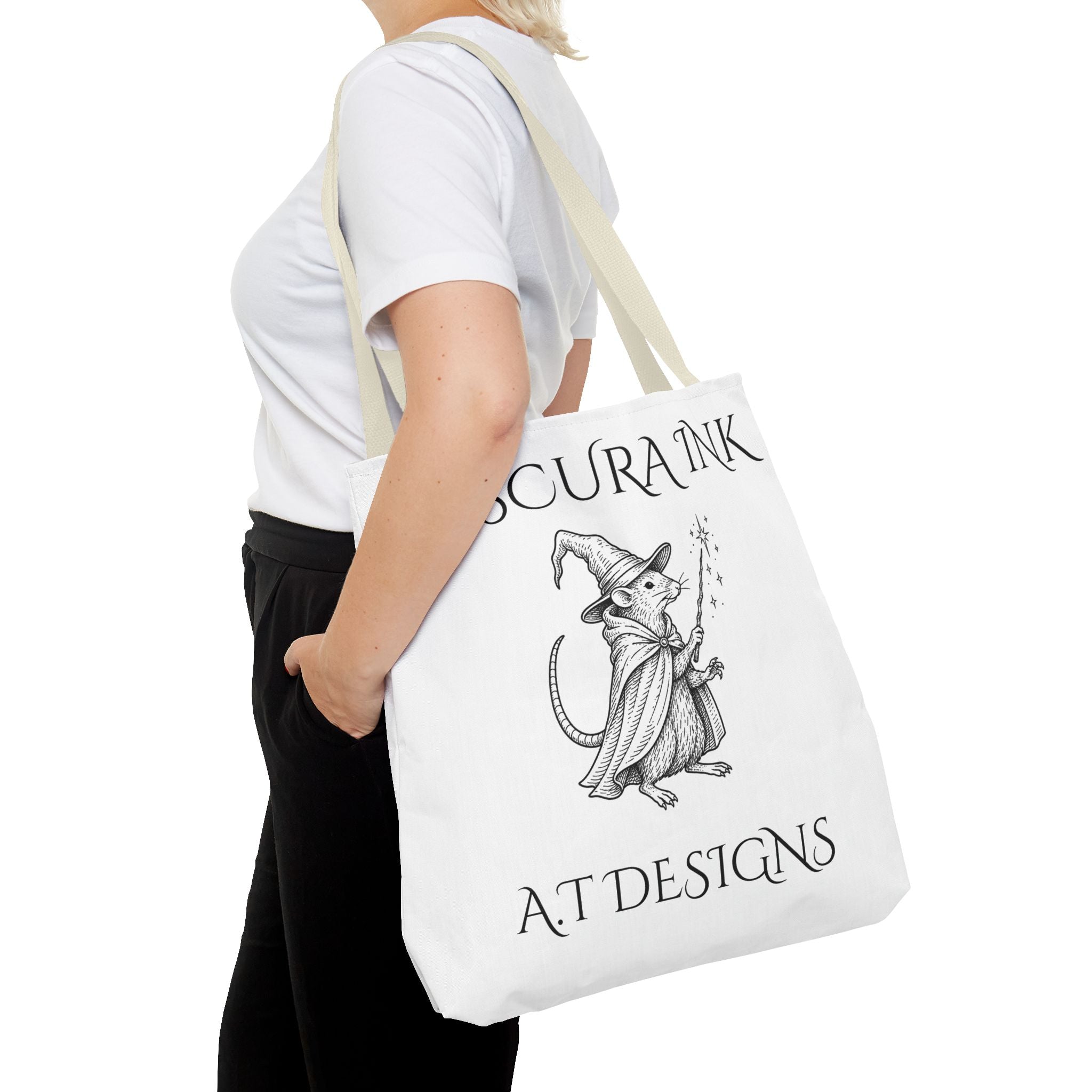Obscura Ink Compass Tote Bag — Gothic Star Logo Canvas Tote