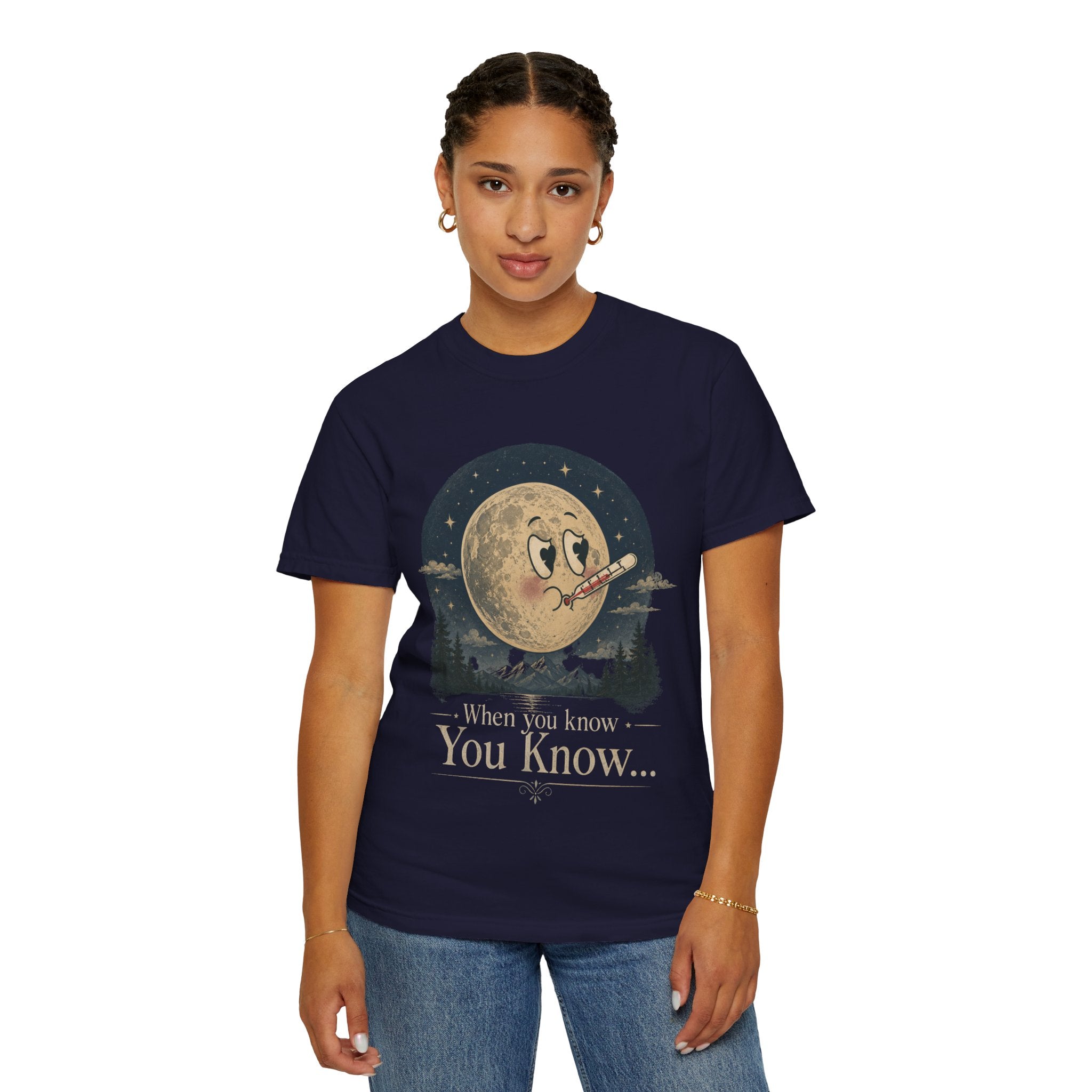 Moonlit Retro Tee — 'When You Know... You Know' Graphic T-Shirt