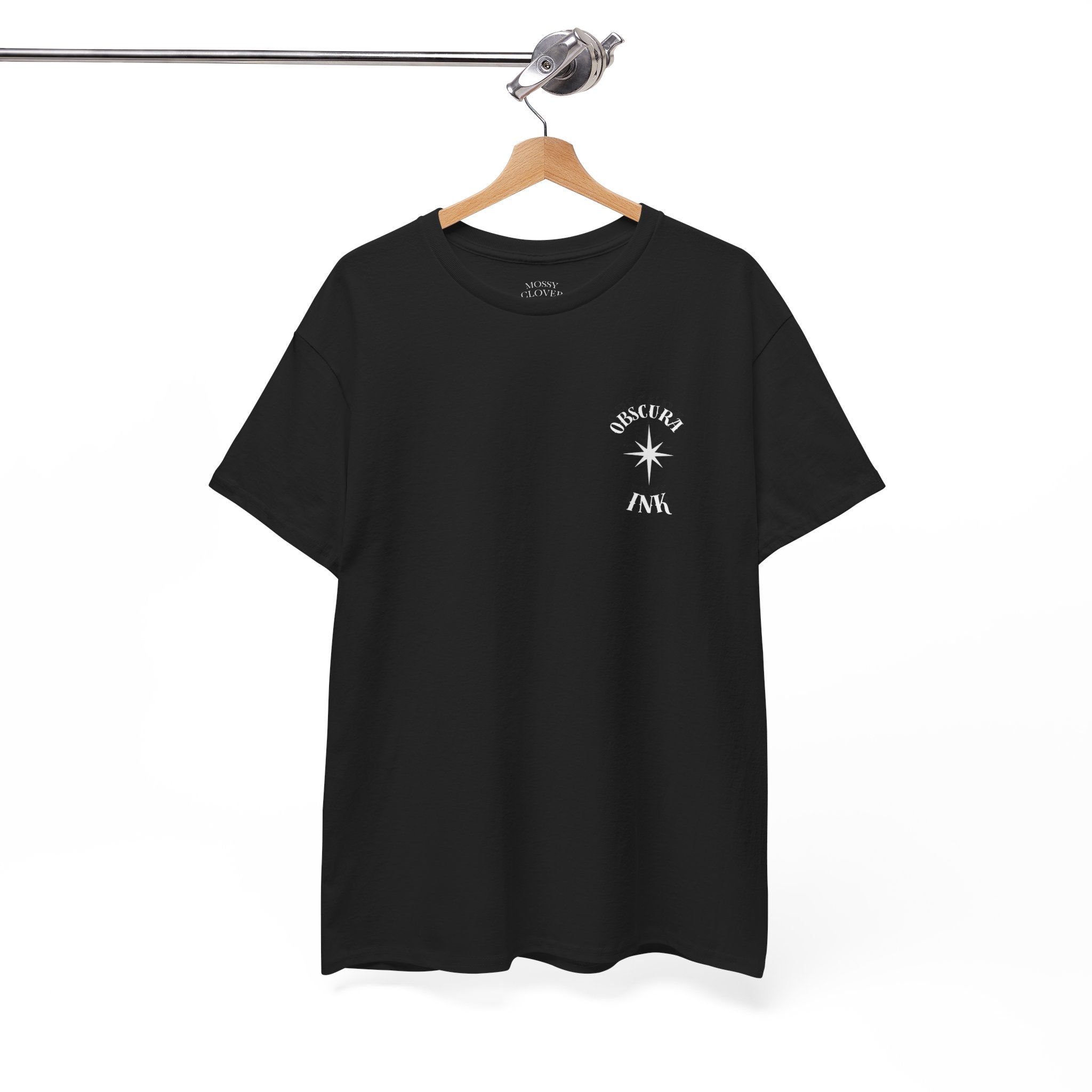 Shield Floral Tee — Obscura Ink Graphic T‑Shirt