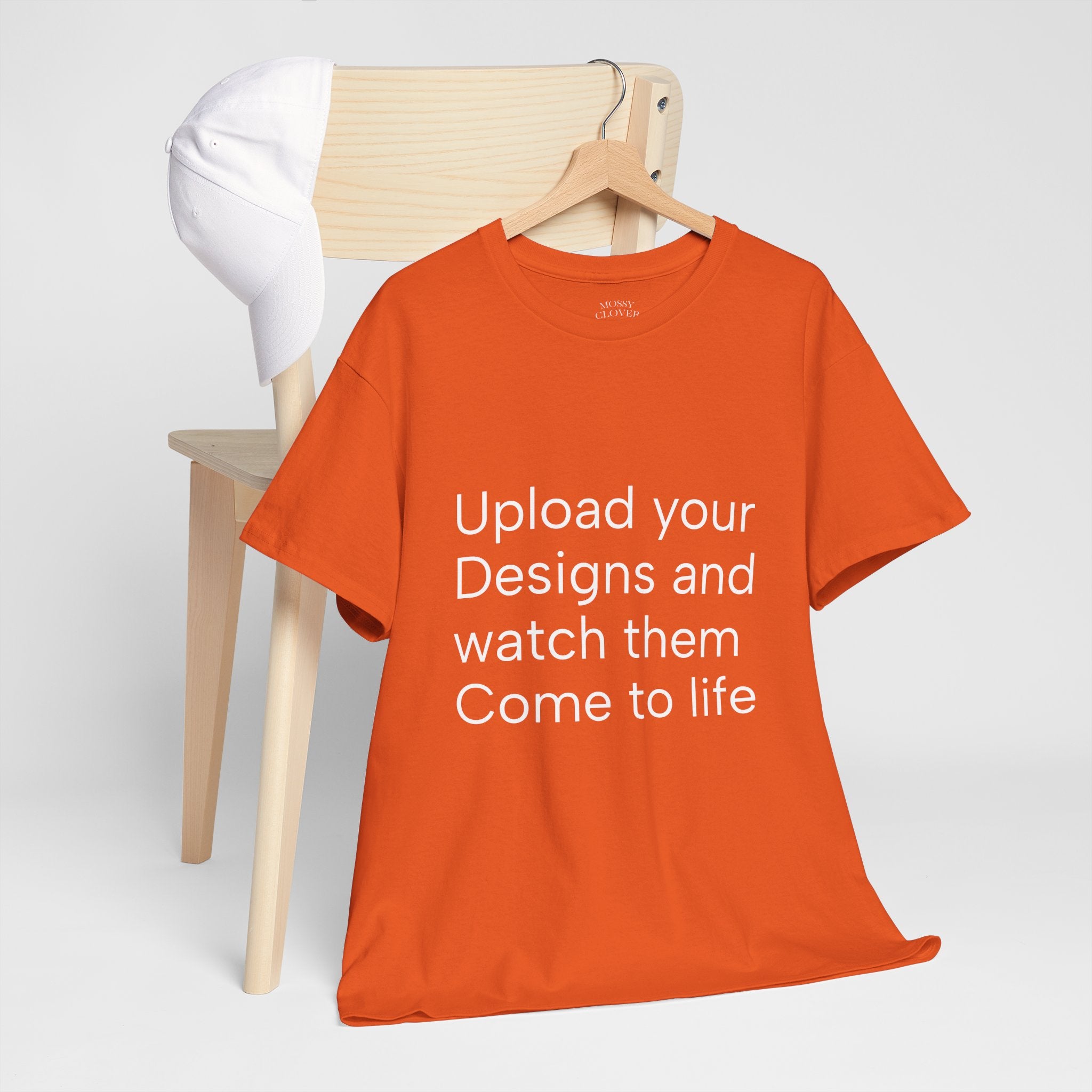 Customizable T‑Shirt – "Upload Your Designs and Watch Them Come to Life"
