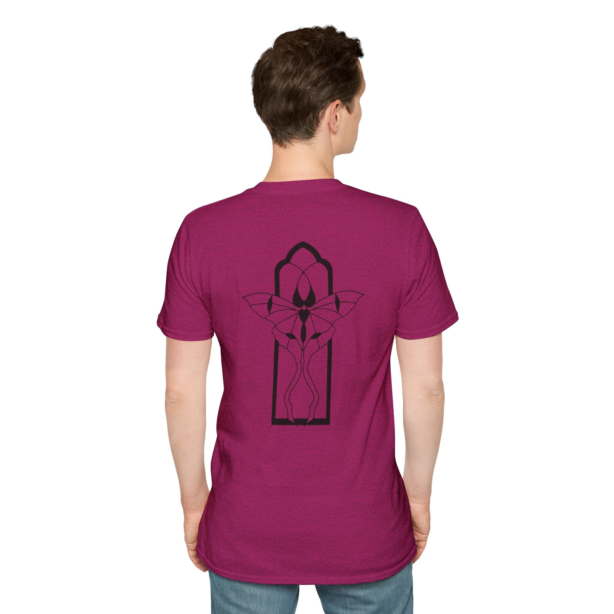 Graphic Tee —AT design 3 ~ Stained Glass Moth