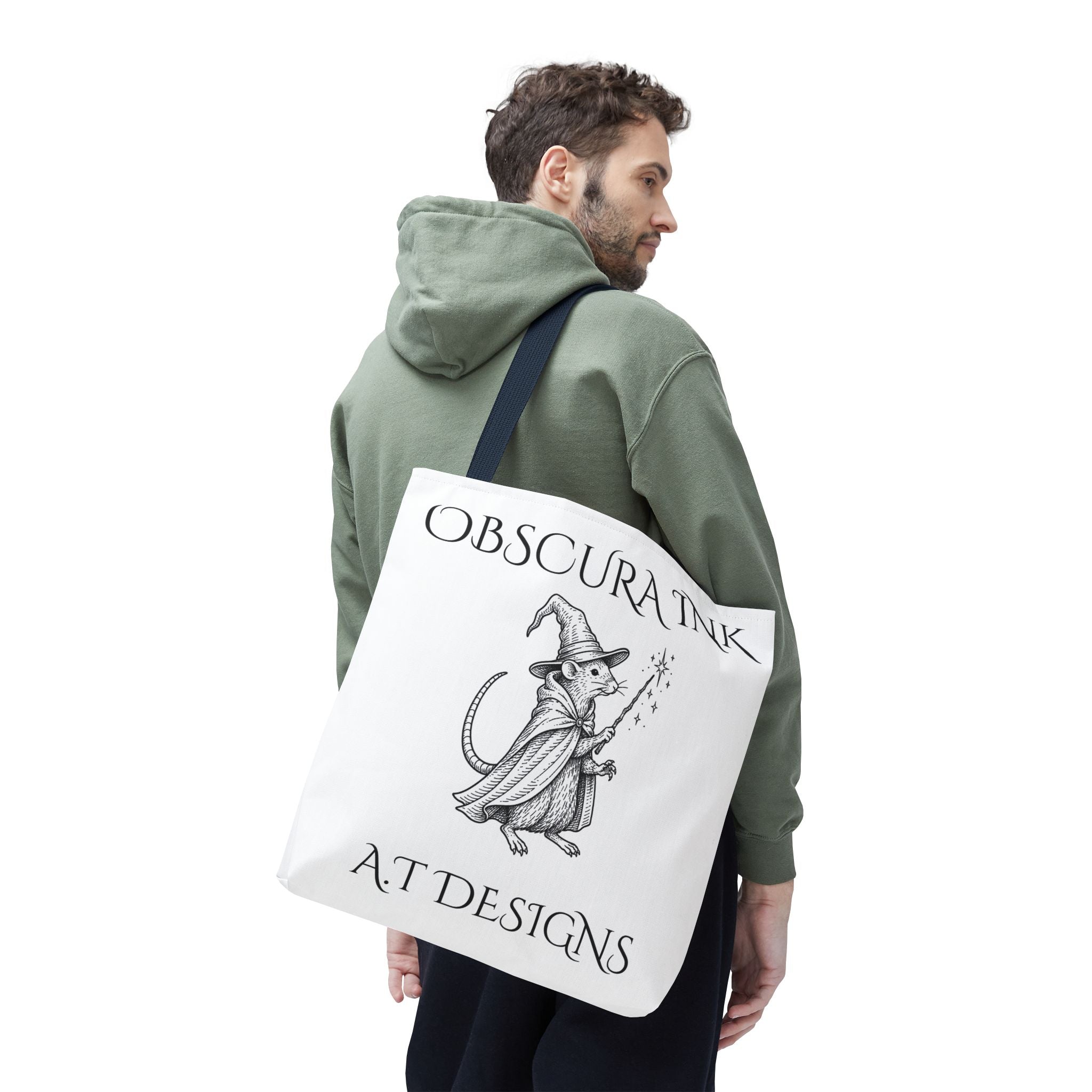 Obscura Ink Compass Tote Bag — Gothic Star Logo Canvas Tote