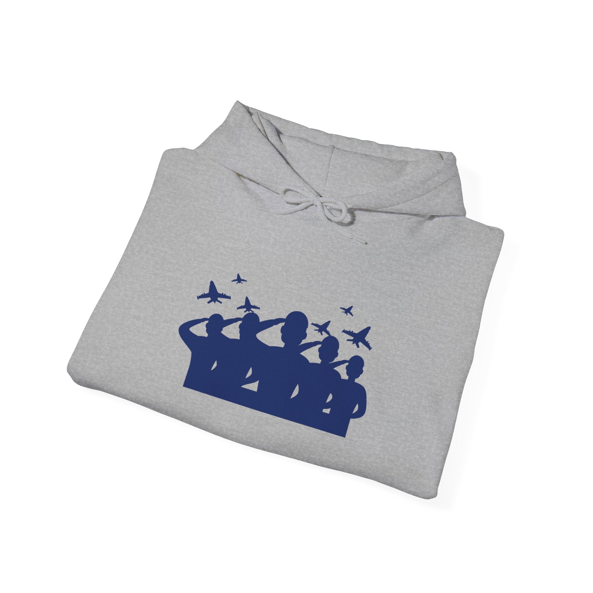 Patriotic Salute Hoodie – Military Family Stars Pullover