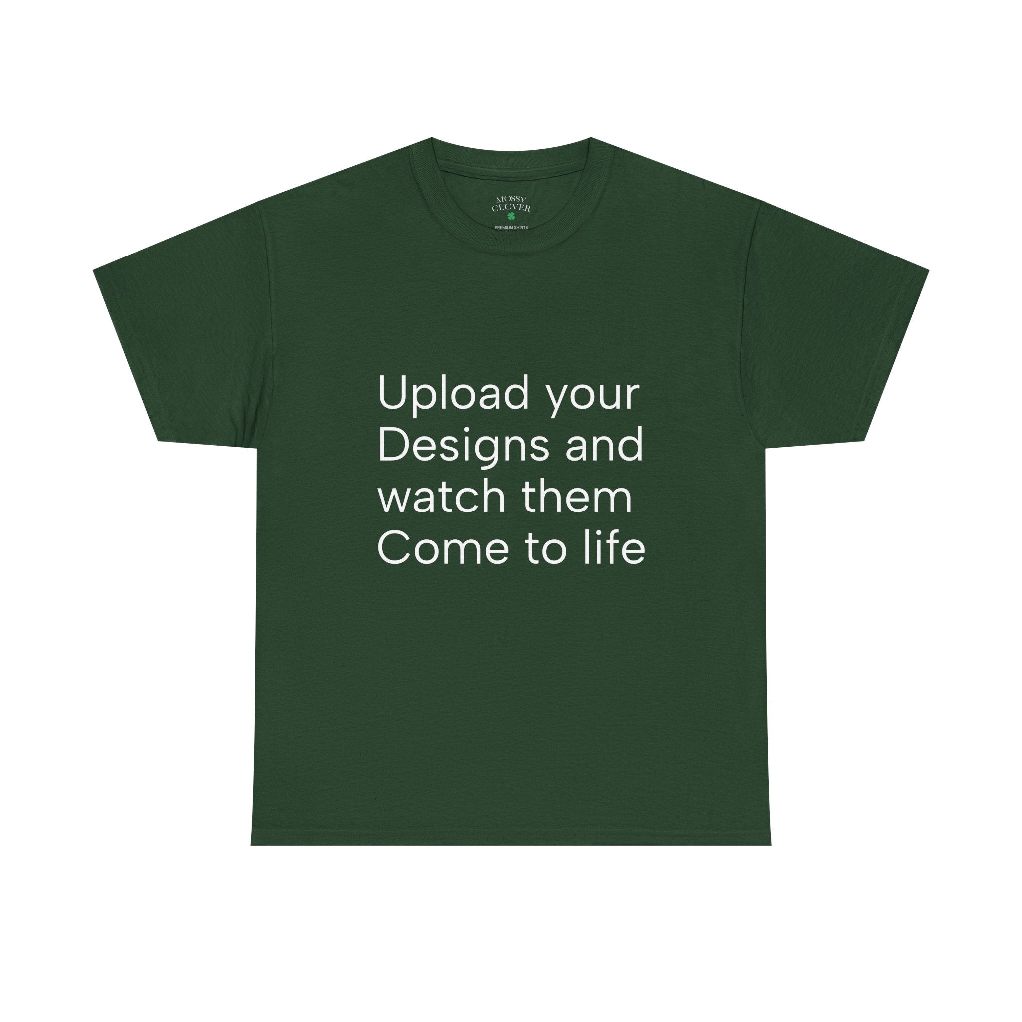 Customizable T‑Shirt – "Upload Your Designs and Watch Them Come to Life"