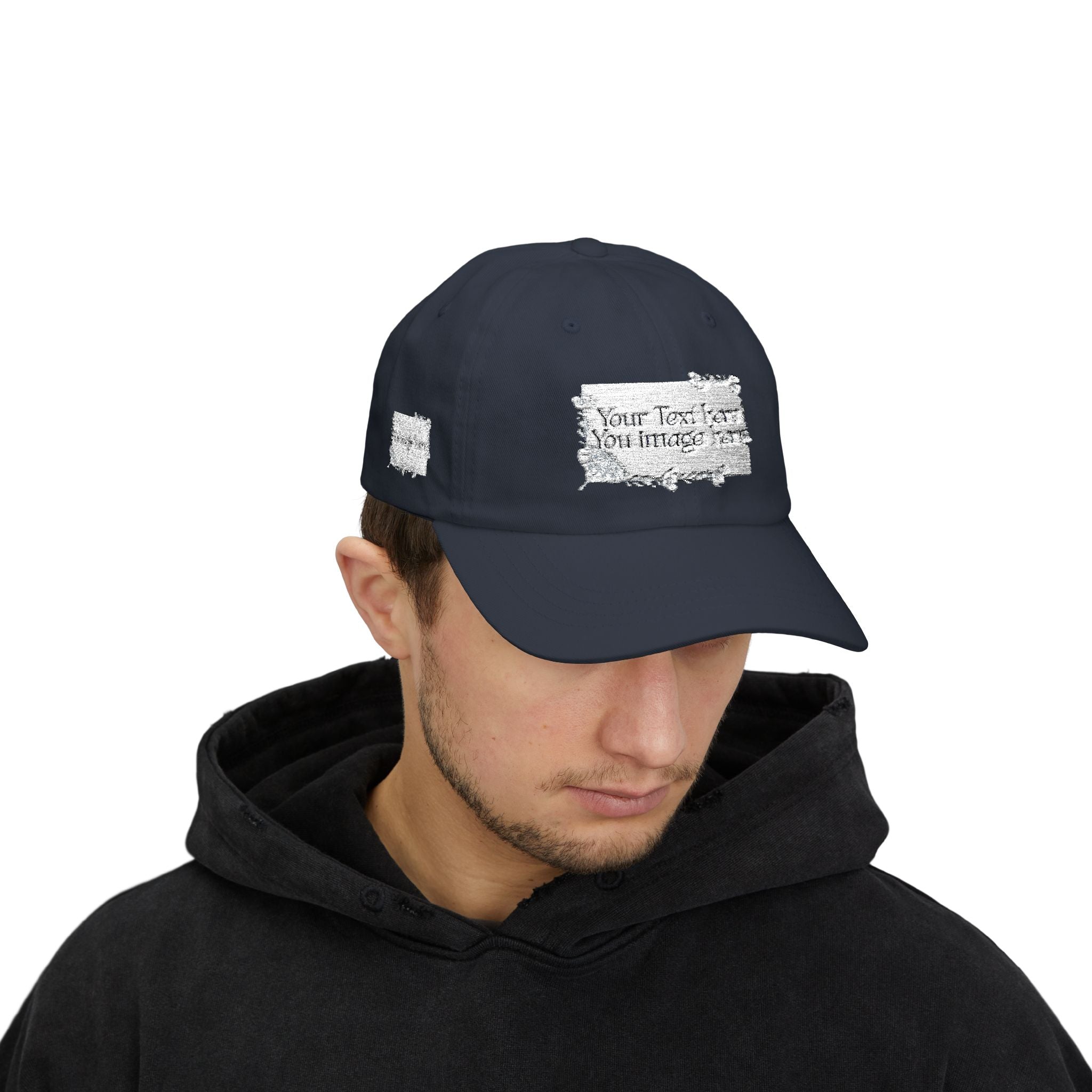 Minimal 'Print it your way' Embroidered Hat