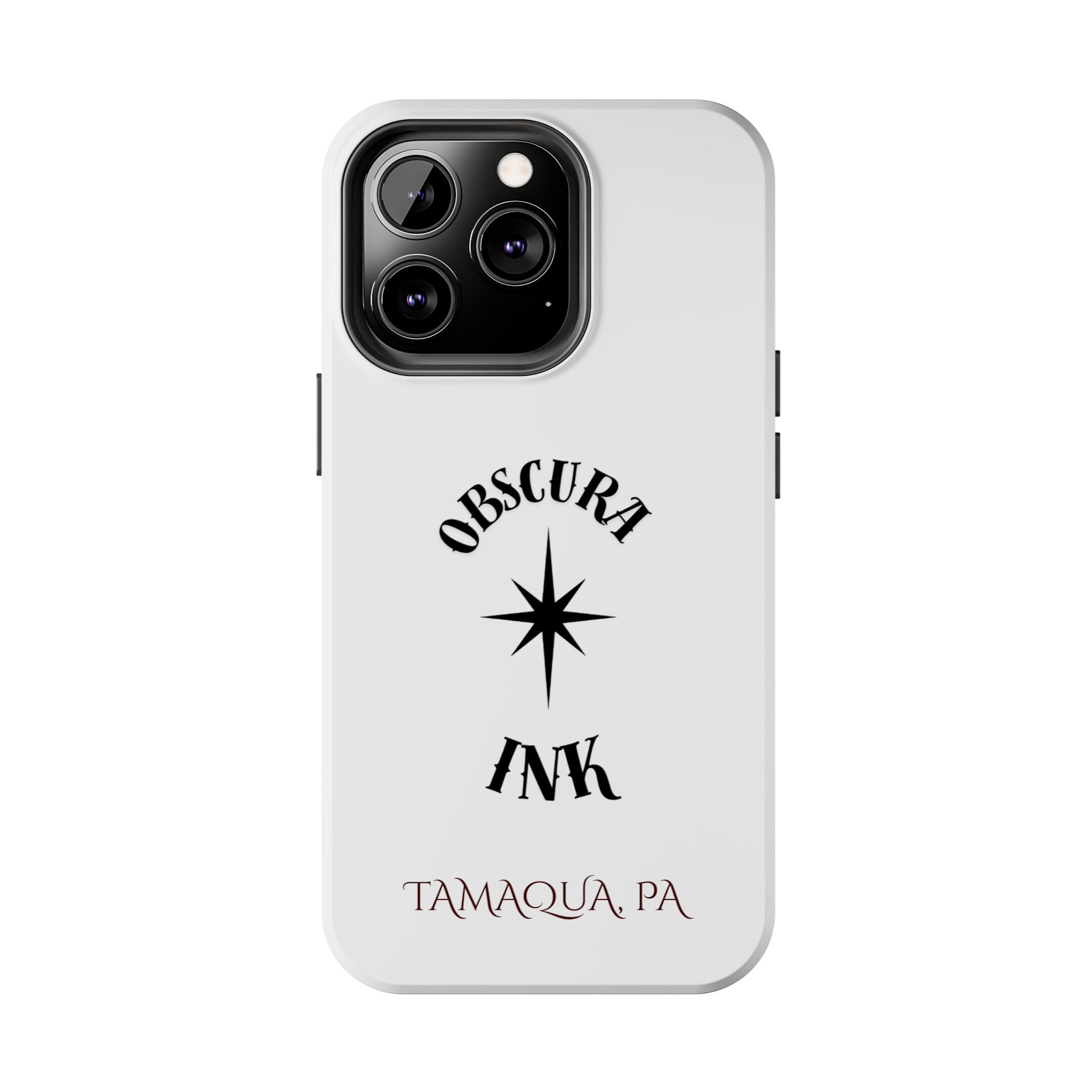 Tough Phone Case — Obscura Ink Compass Design (Tamaqua, PA)