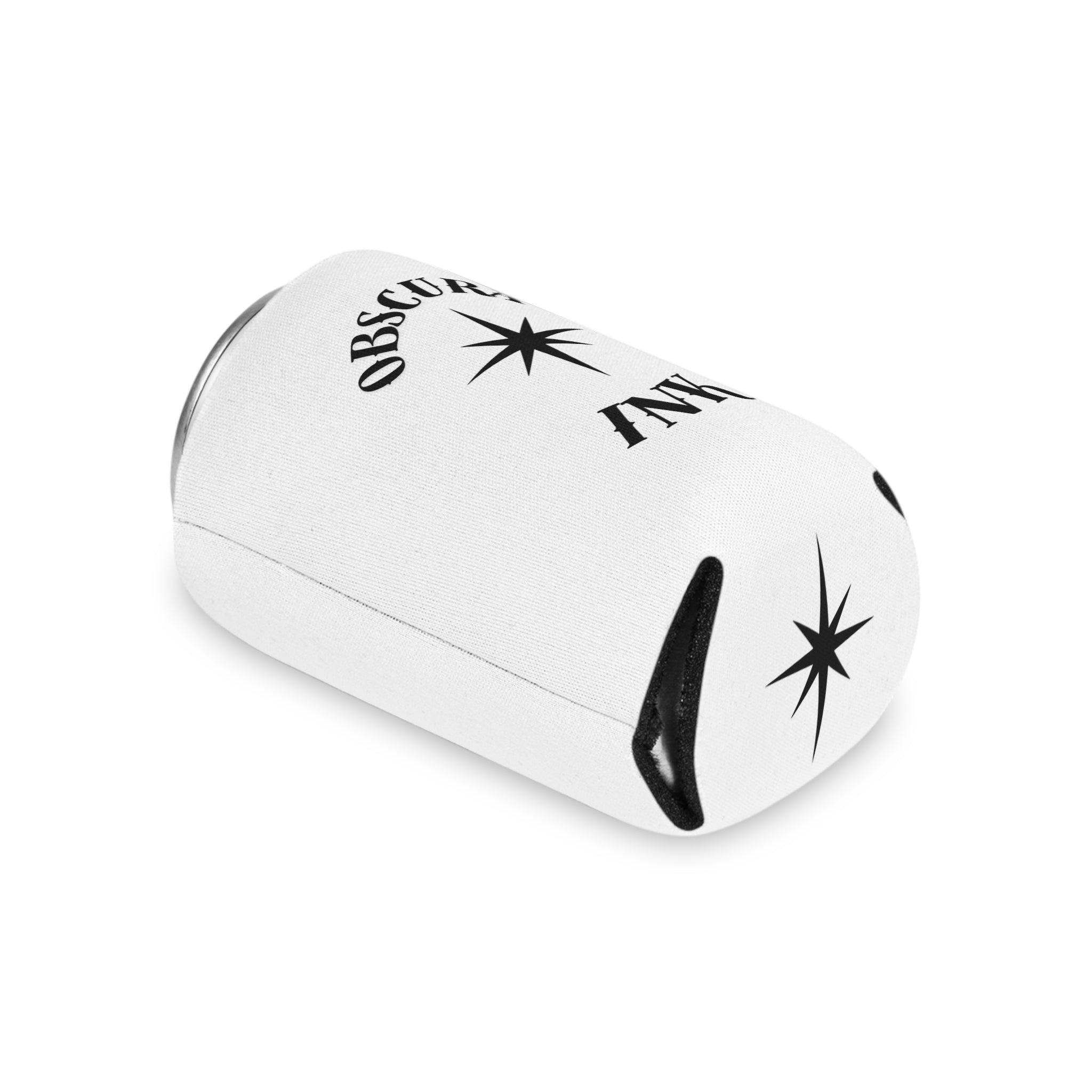 Can Cooler — Obscura Ink Star Logo Beverage Koozie