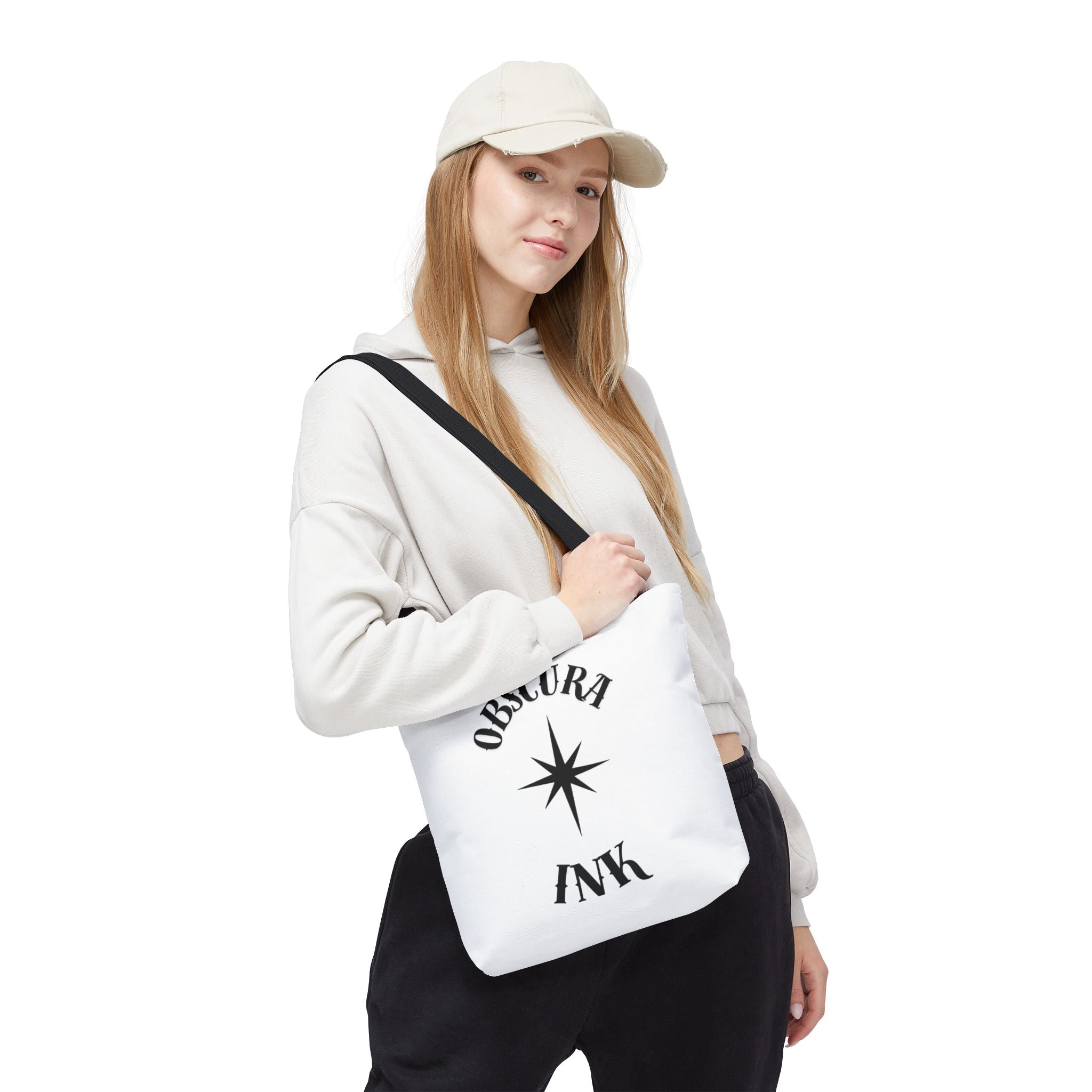 Obscura Ink Compass Tote Bag — Gothic Star Logo Canvas Tote