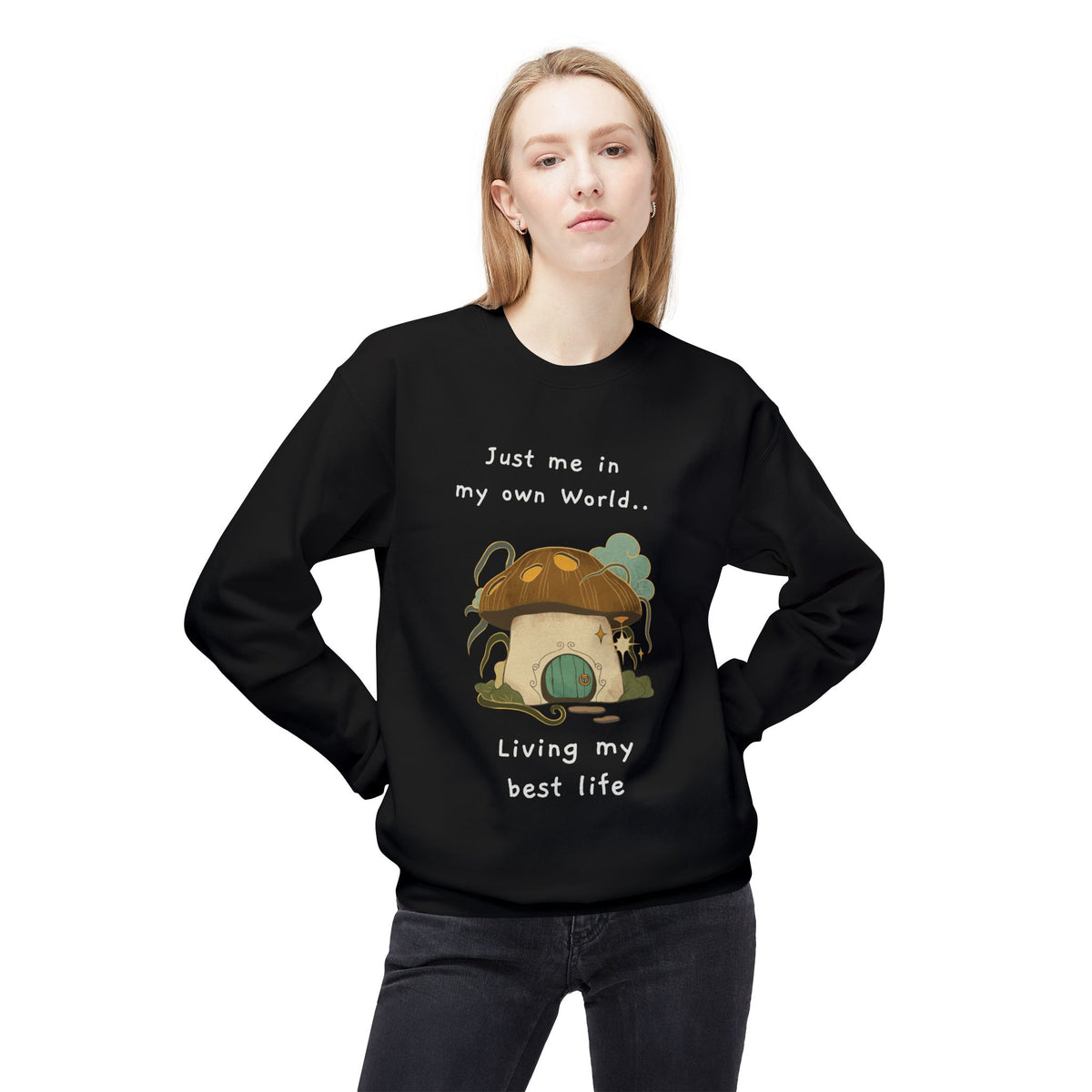 Cozy Mushroom House Sweatshirt — Crewneck