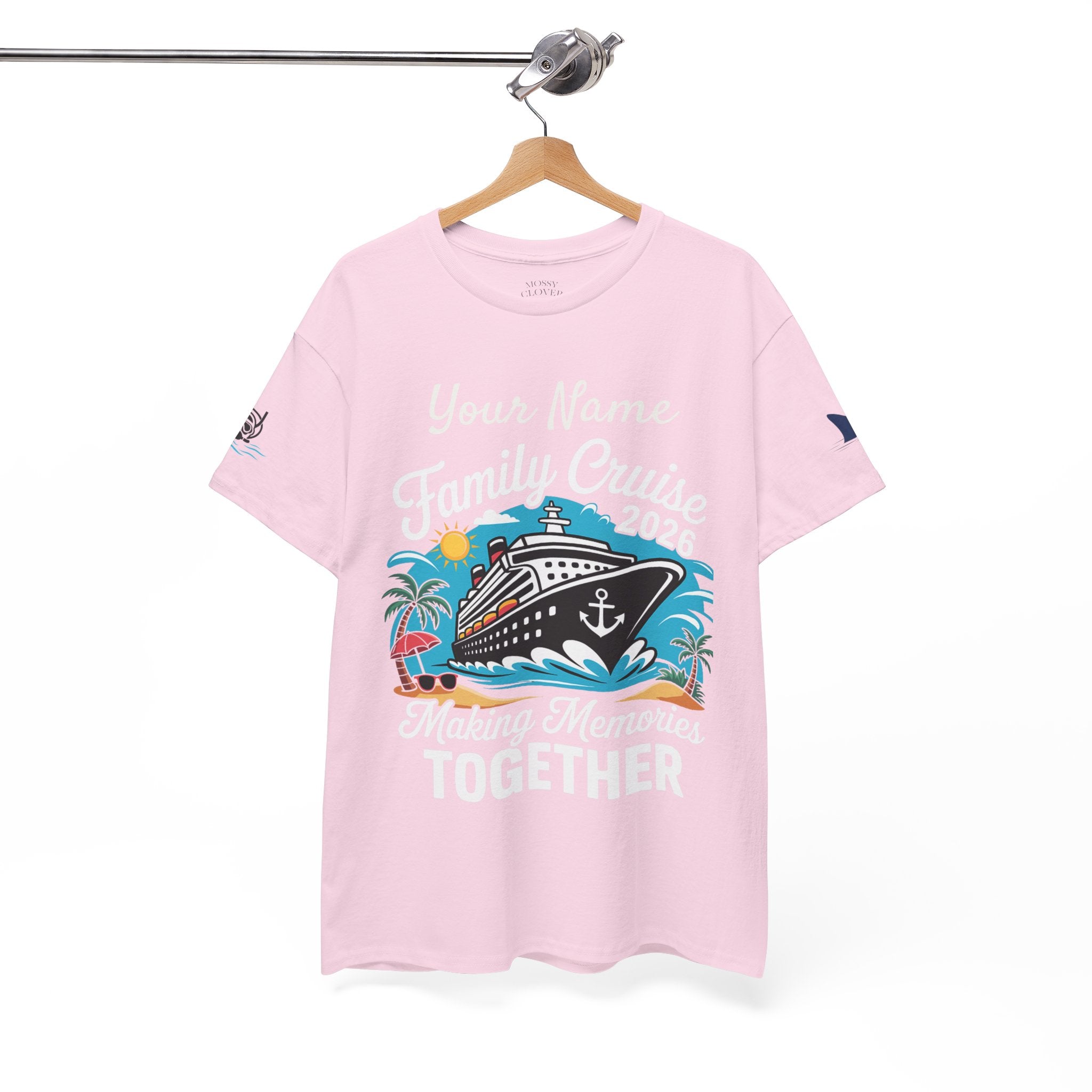 Family Cruise T‑Shirt — Customizable 'Making Memories Together' Cruise Vacation Tee