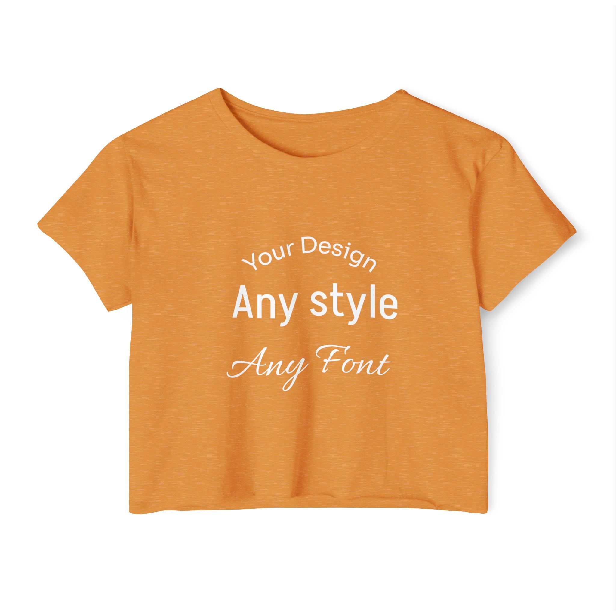 Women's Festival Crop Top — Customizable Graphic Crop Tee