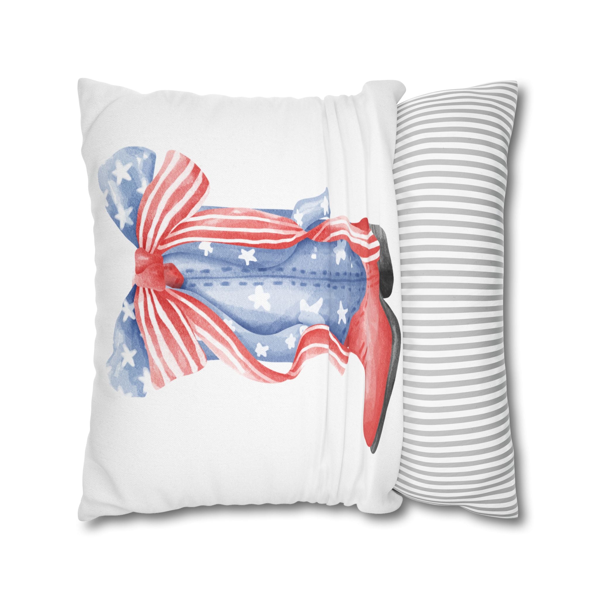 Spun Polyester Square Pillowcase