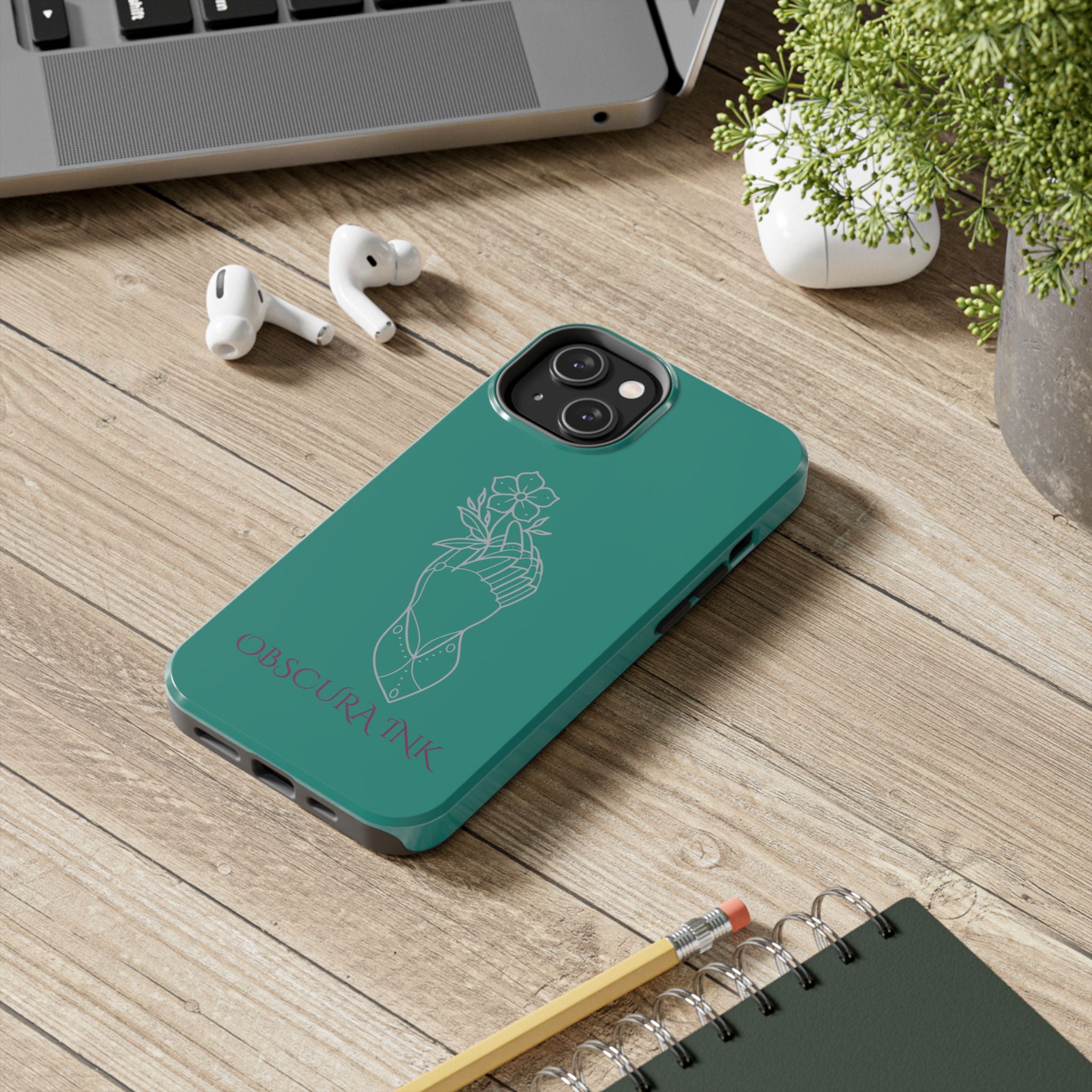 Tough Phone Case — Obscura Ink Shield Design