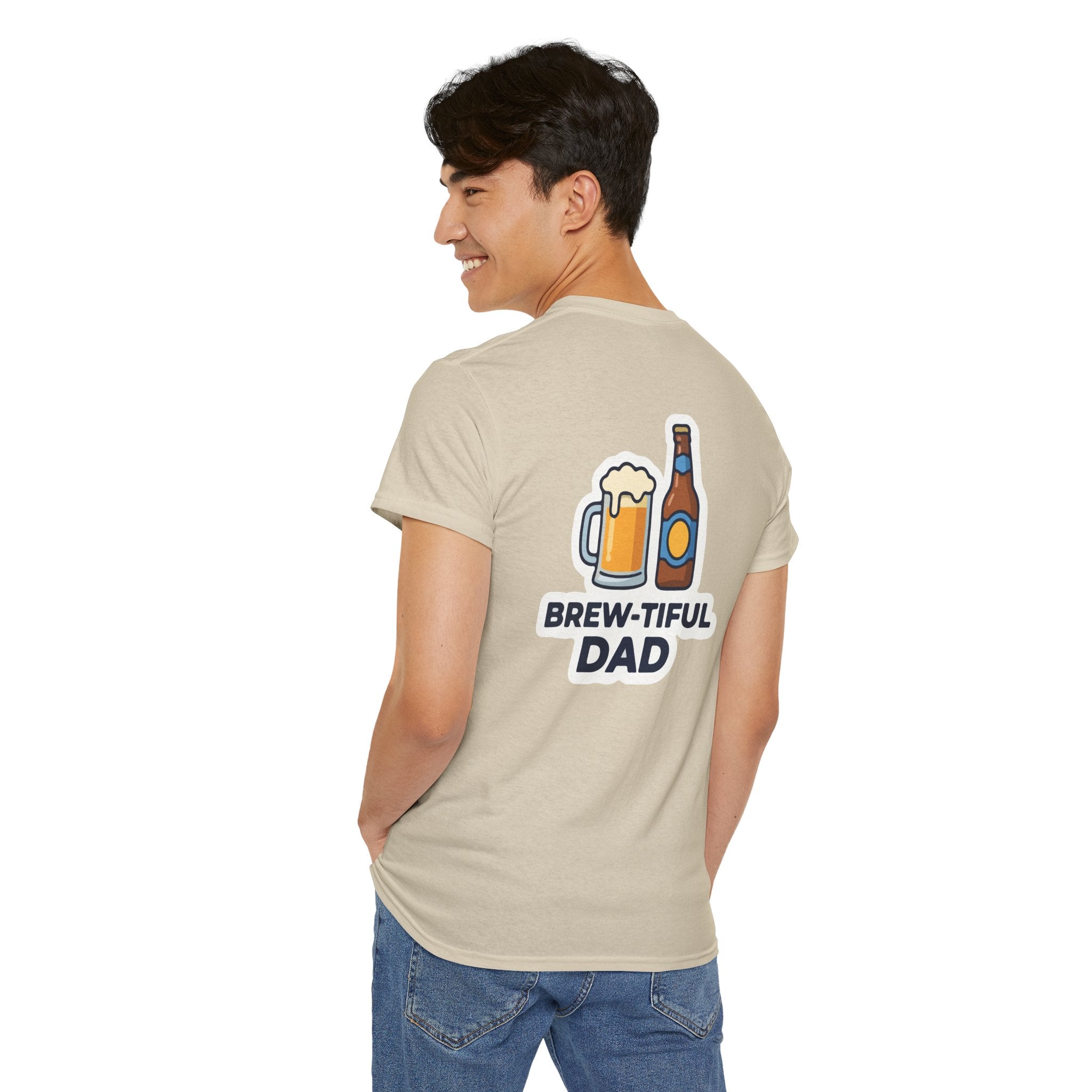 Brew-tiful Dad T-Shirt — Funny Father's Day Beer Tee
