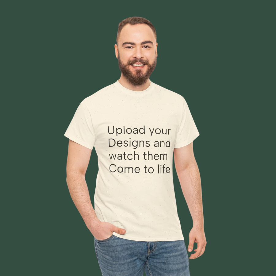 Customizable T‑Shirt – "Upload Your Designs and Watch Them Come to Life"
