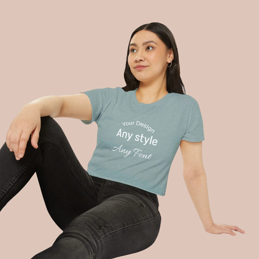 Women's Festival Crop Top — Customizable Graphic Crop Tee