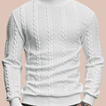 The Alpine Twist High Collar Sweater For Men
