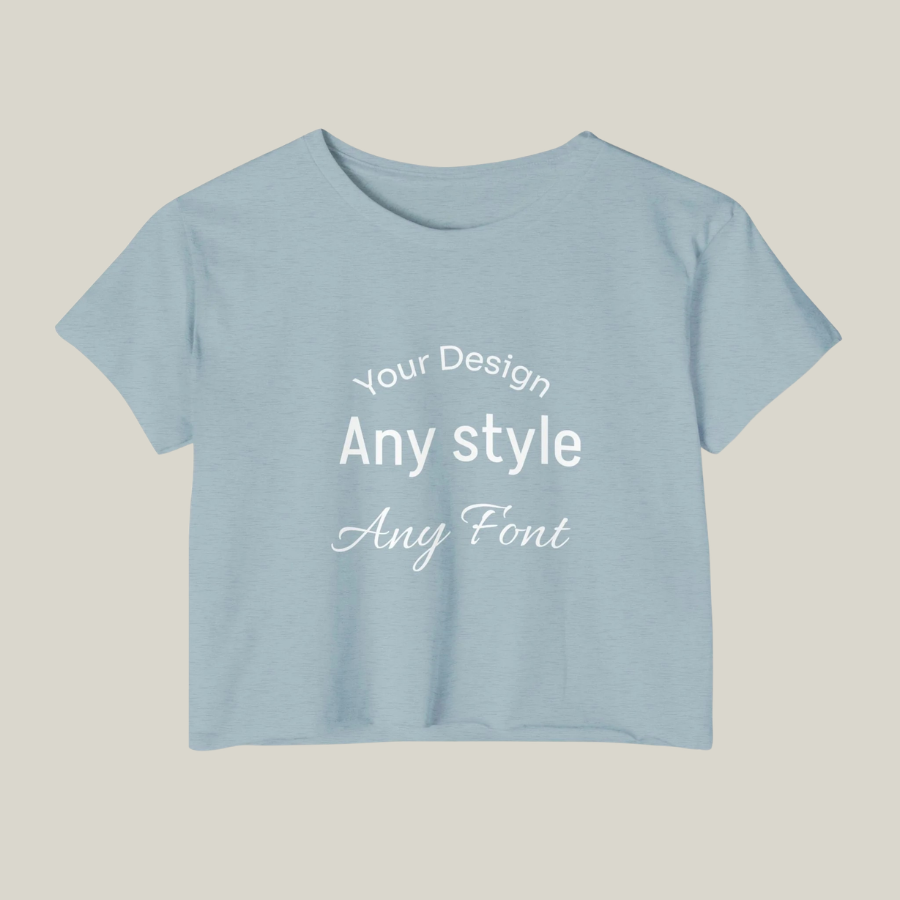 Women's Festival Crop Top — Customizable Graphic Crop Tee