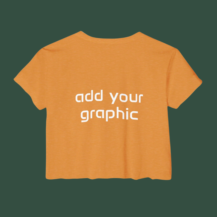 Women's Festival Crop Top — Customizable Graphic Crop Tee