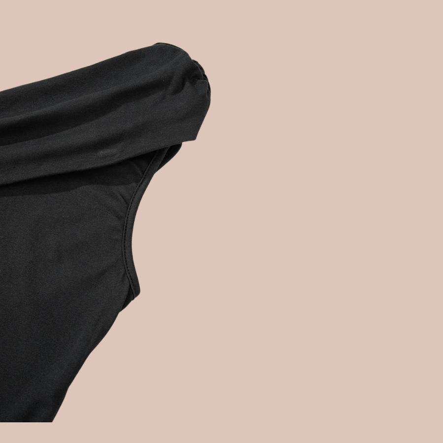 The Noir One-Shoulder Bodysuit