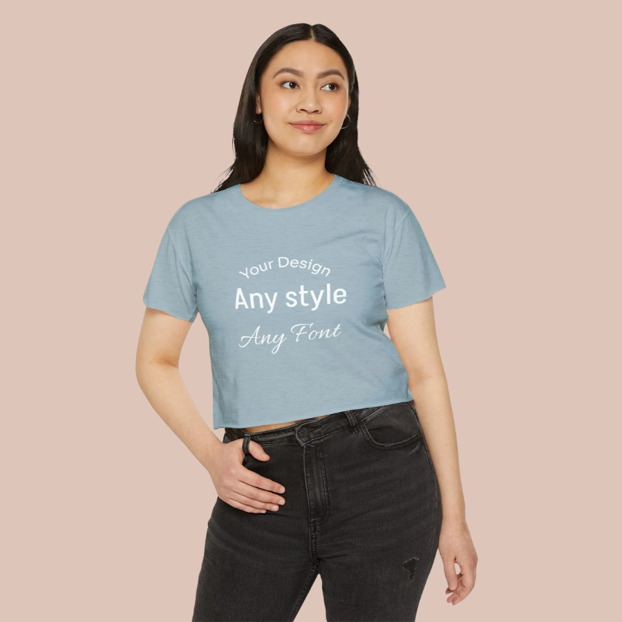 Women's Festival Crop Top — Customizable Graphic Crop Tee