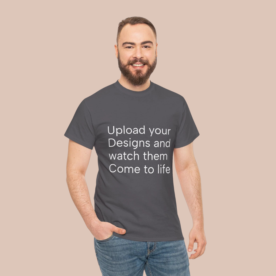 Customizable T‑Shirt – "Upload Your Designs and Watch Them Come to Life"
