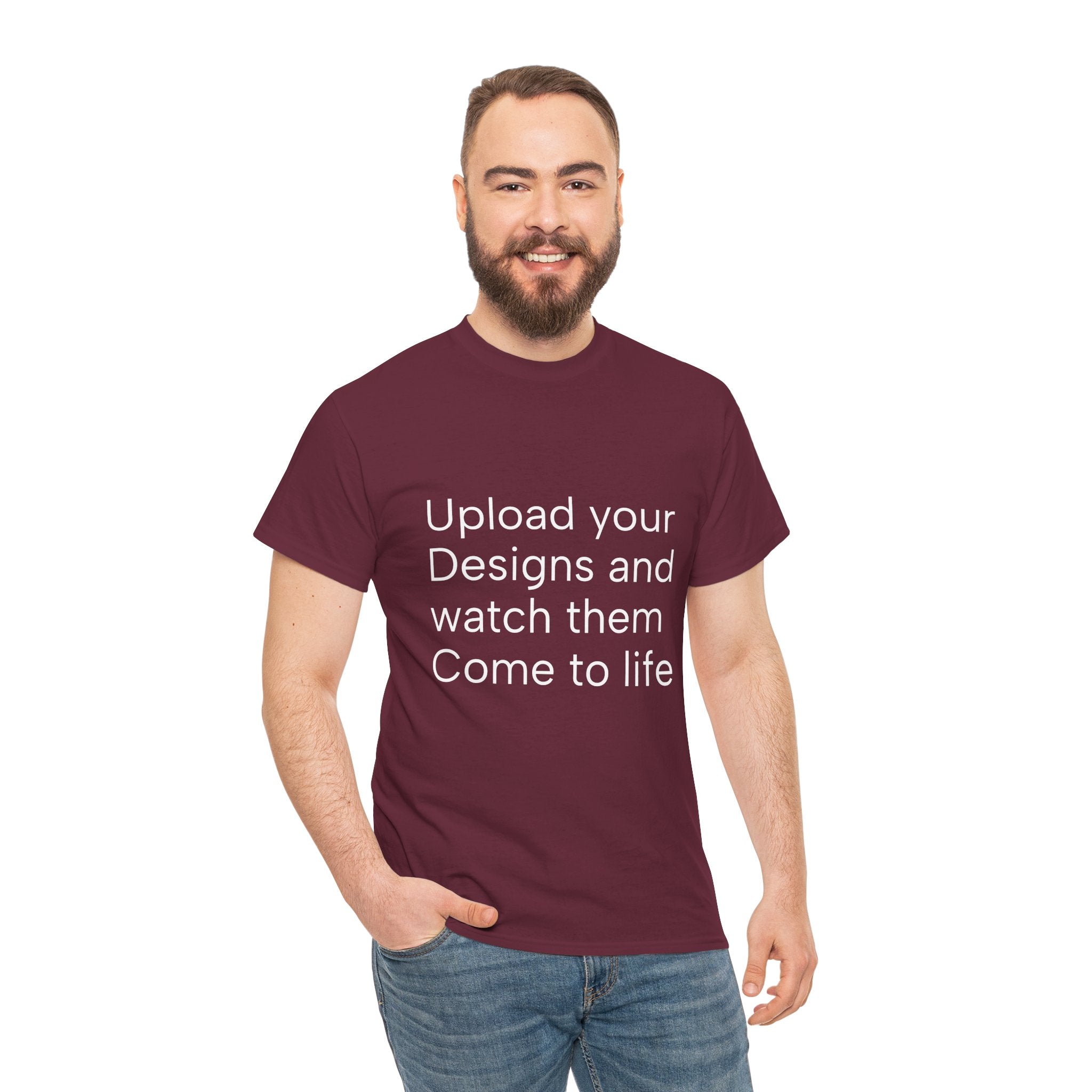 Customizable T‑Shirt – "Upload Your Designs and Watch Them Come to Life"
