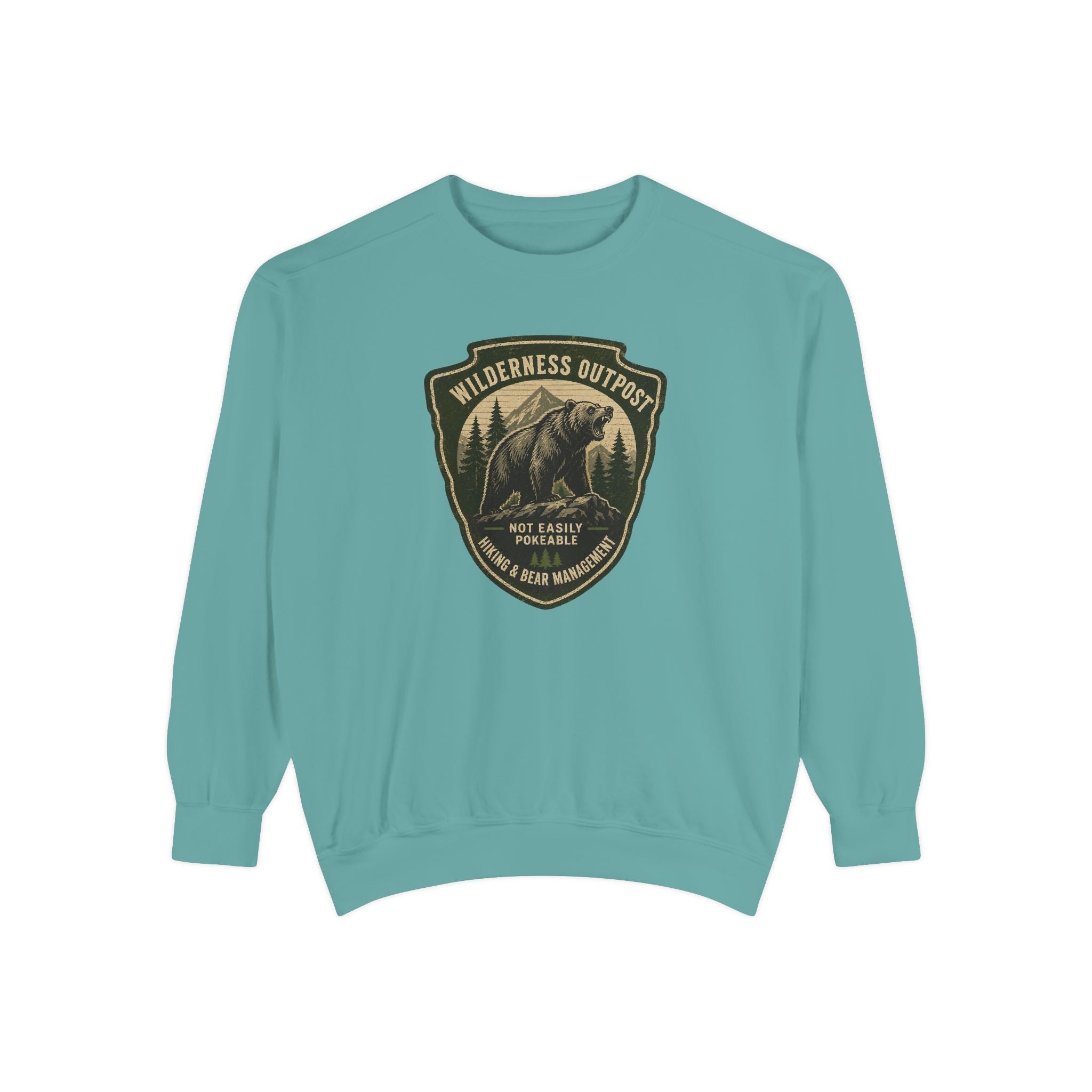 Wilderness Outfitters Bear Patch Sweatshirt — Outdoor Camping Crewneck