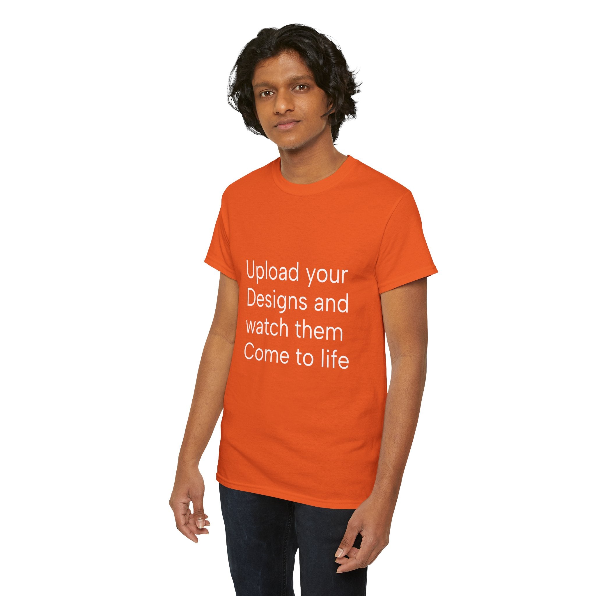Customizable T‑Shirt – "Upload Your Designs and Watch Them Come to Life"