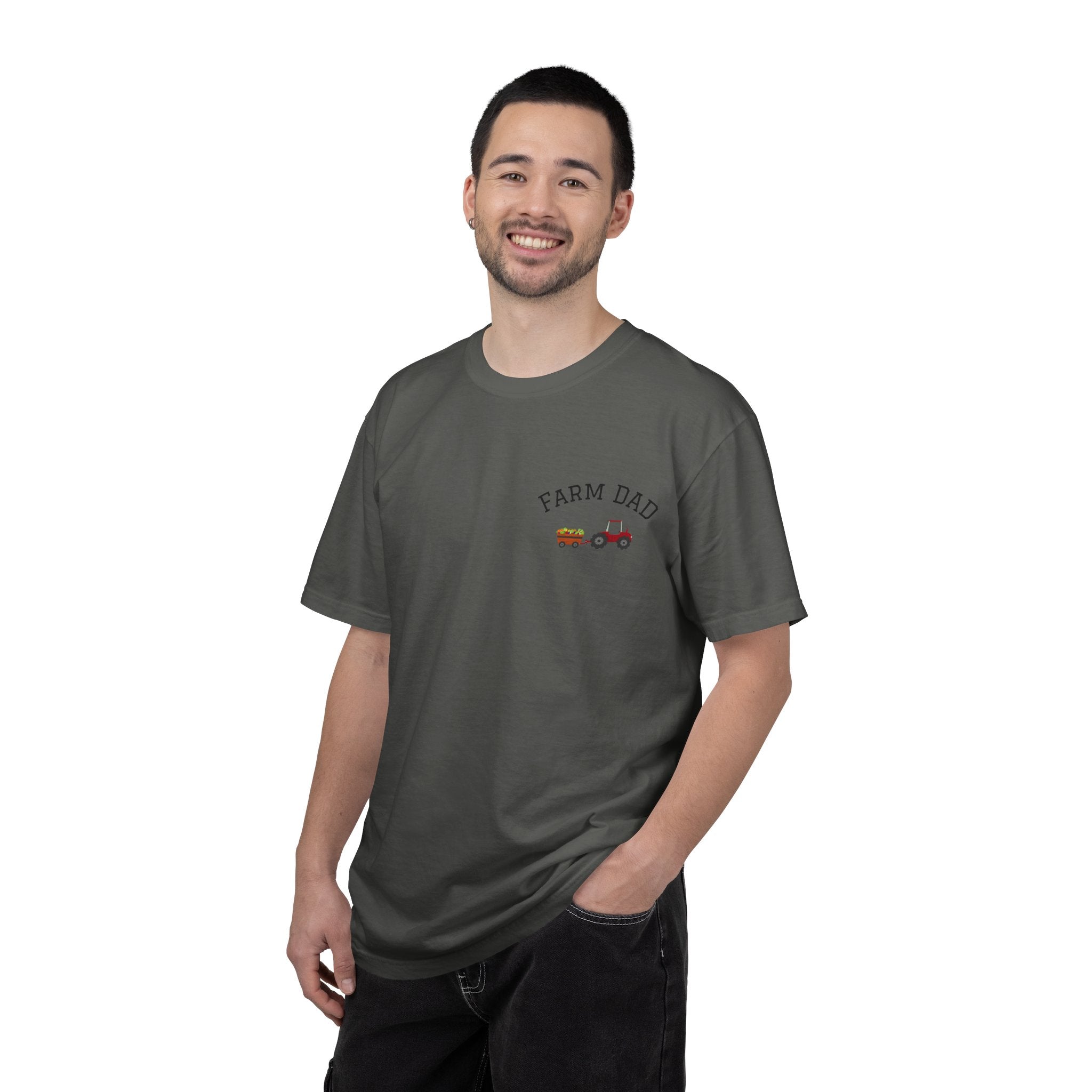 Farmer Dad T-Shirt — Rustic Farm Animals Graphic Tee