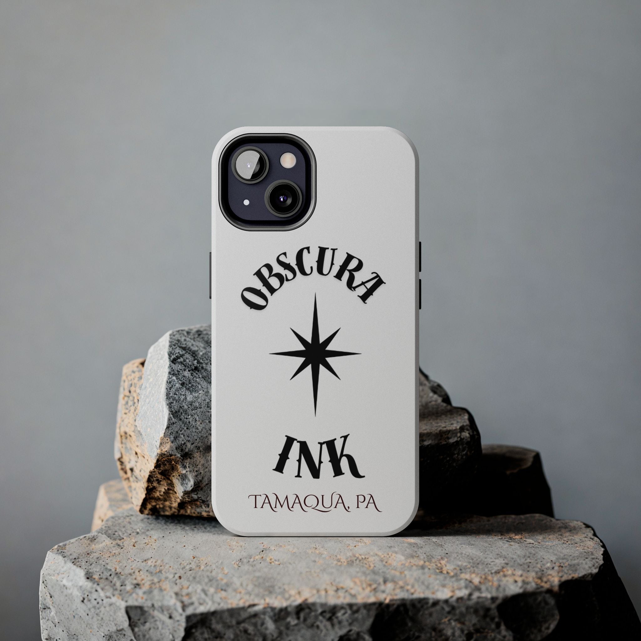Tough Phone Case — Obscura Ink Compass Design (Tamaqua, PA)