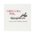 Obscura Ink "Buzzing With Life" Car Magnet — Tattoo Studio Magnet