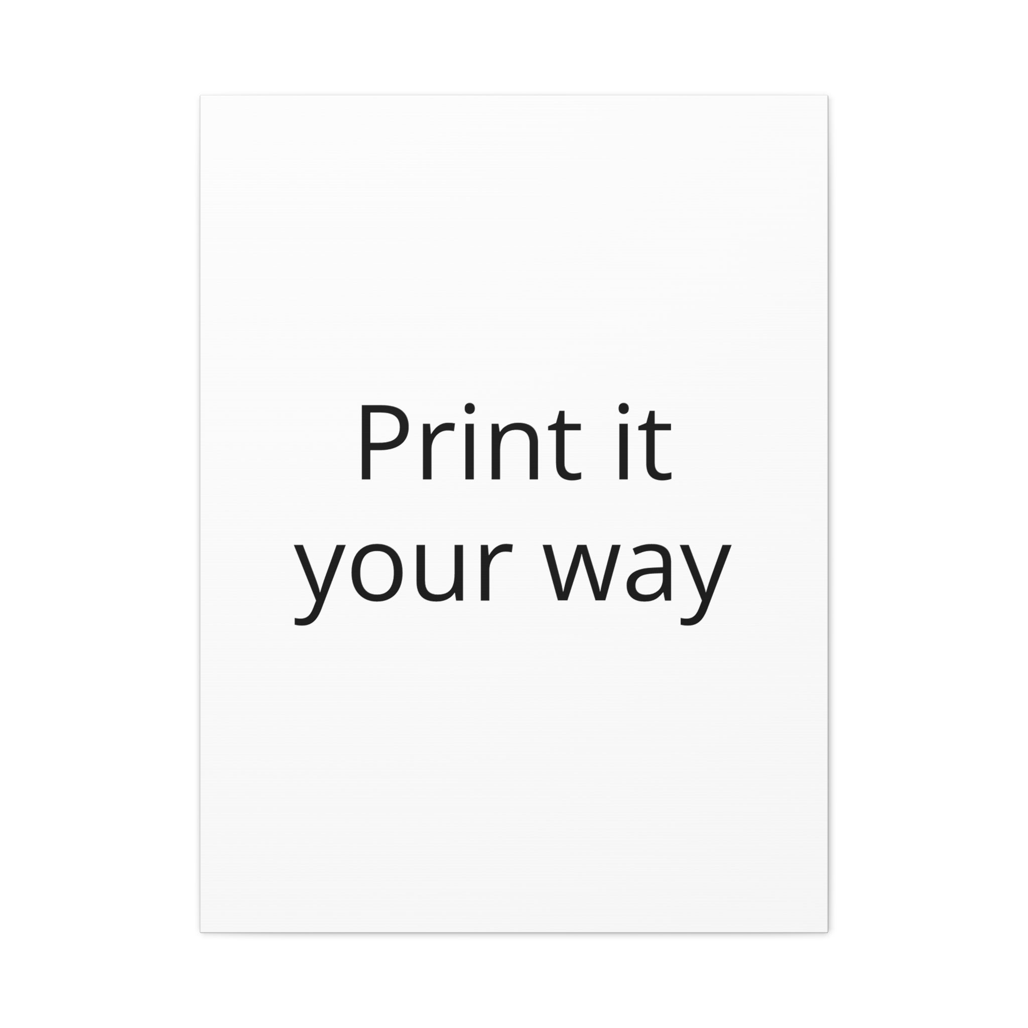 Matte Canvas, Stretched, 1.25"