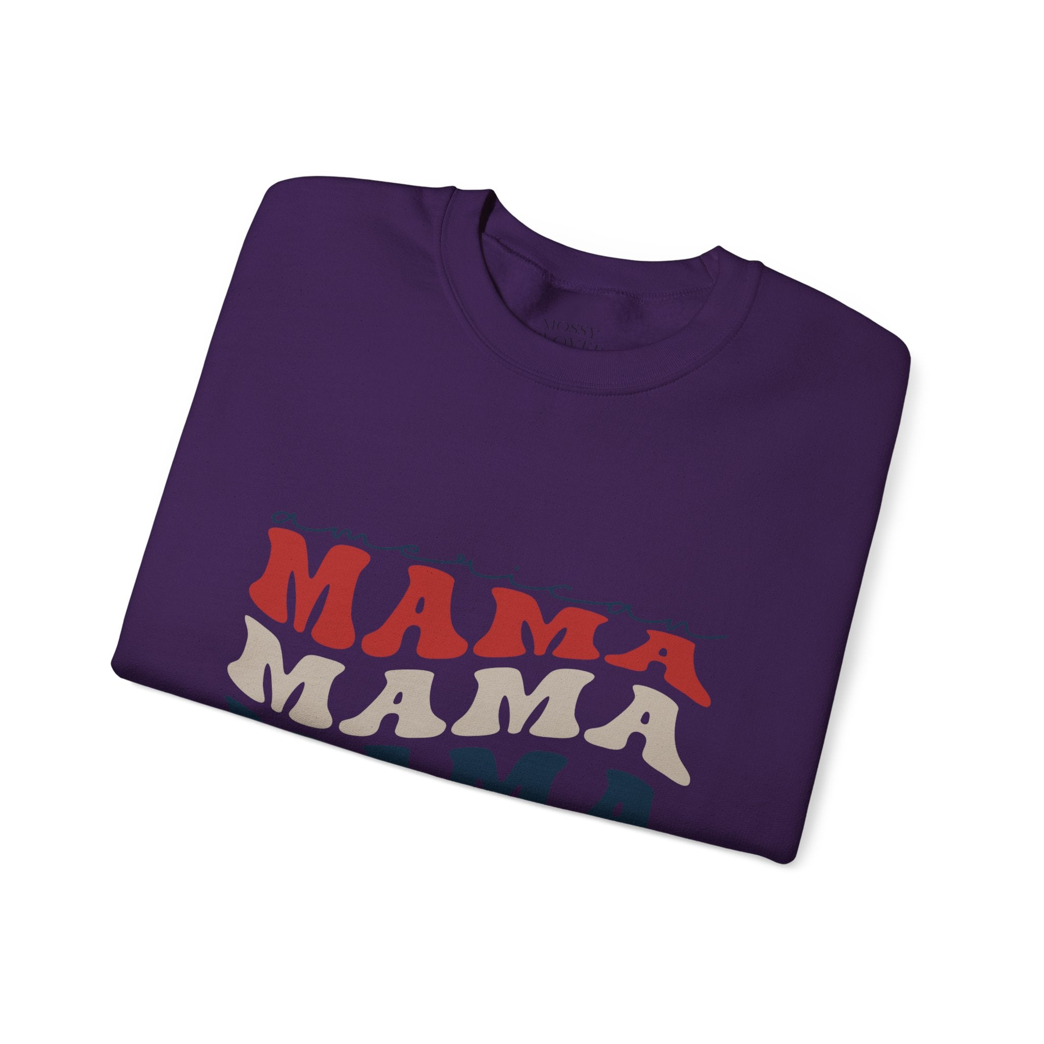Mama Crewneck Sweatshirt — Vintage American Mama Graphic Pullover