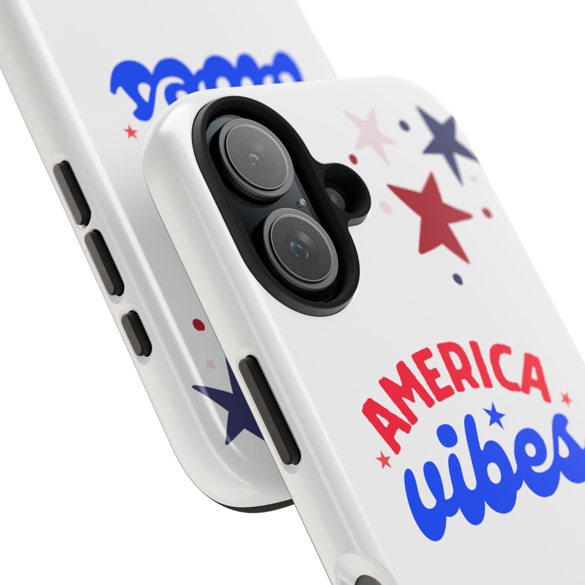 America Vibes Tough Phone Case — Patriotic Red White Blue Stars iPhone Case