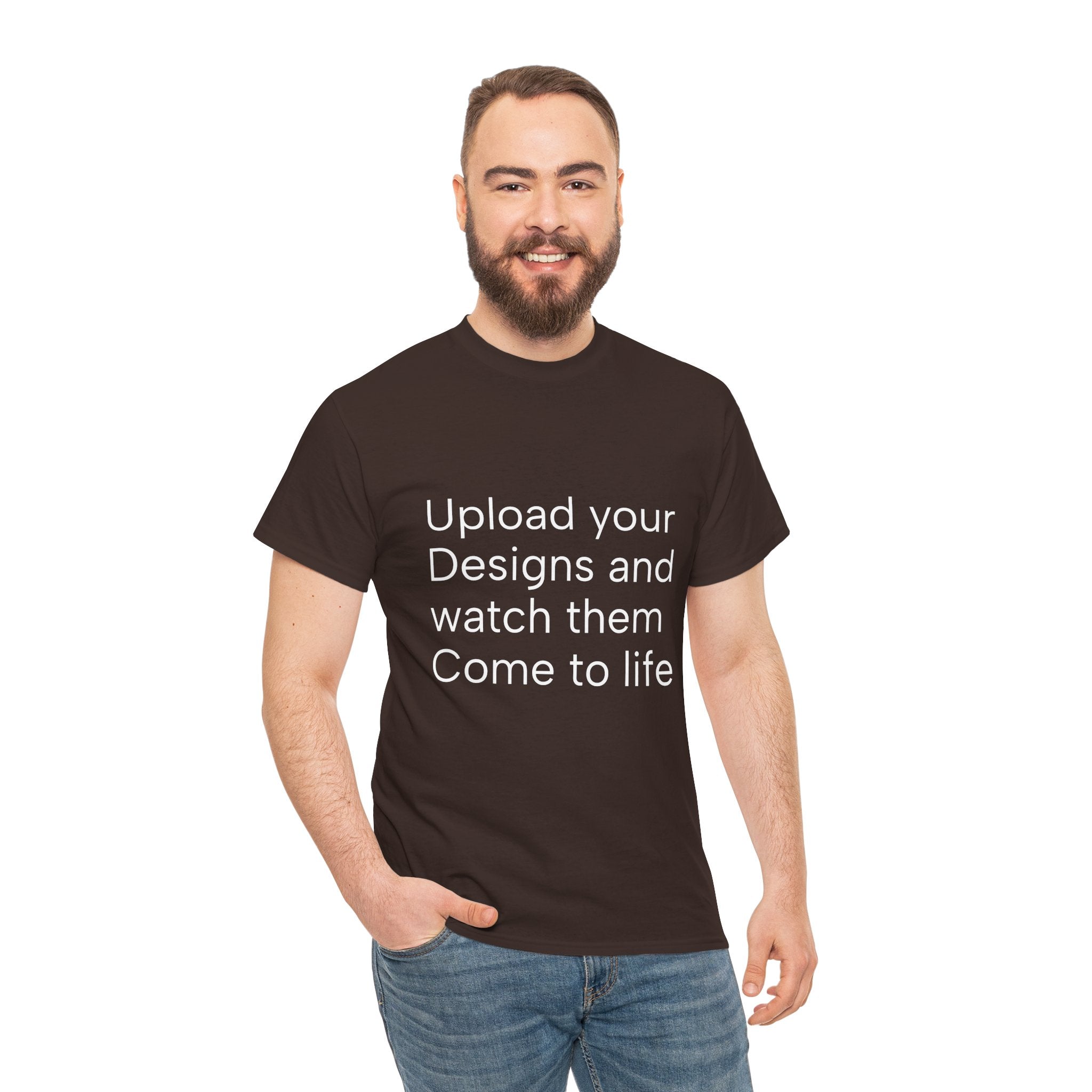 Customizable T‑Shirt – "Upload Your Designs and Watch Them Come to Life"